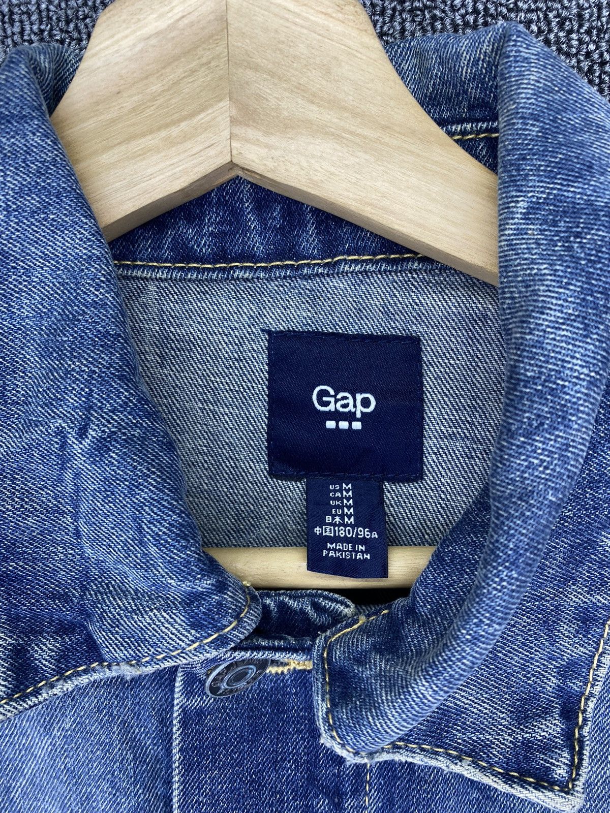 Gap Vintage Distressed GAP Trucker Denim Jacket Size US M / EU 48-50 / 2 - 3 Thumbnail