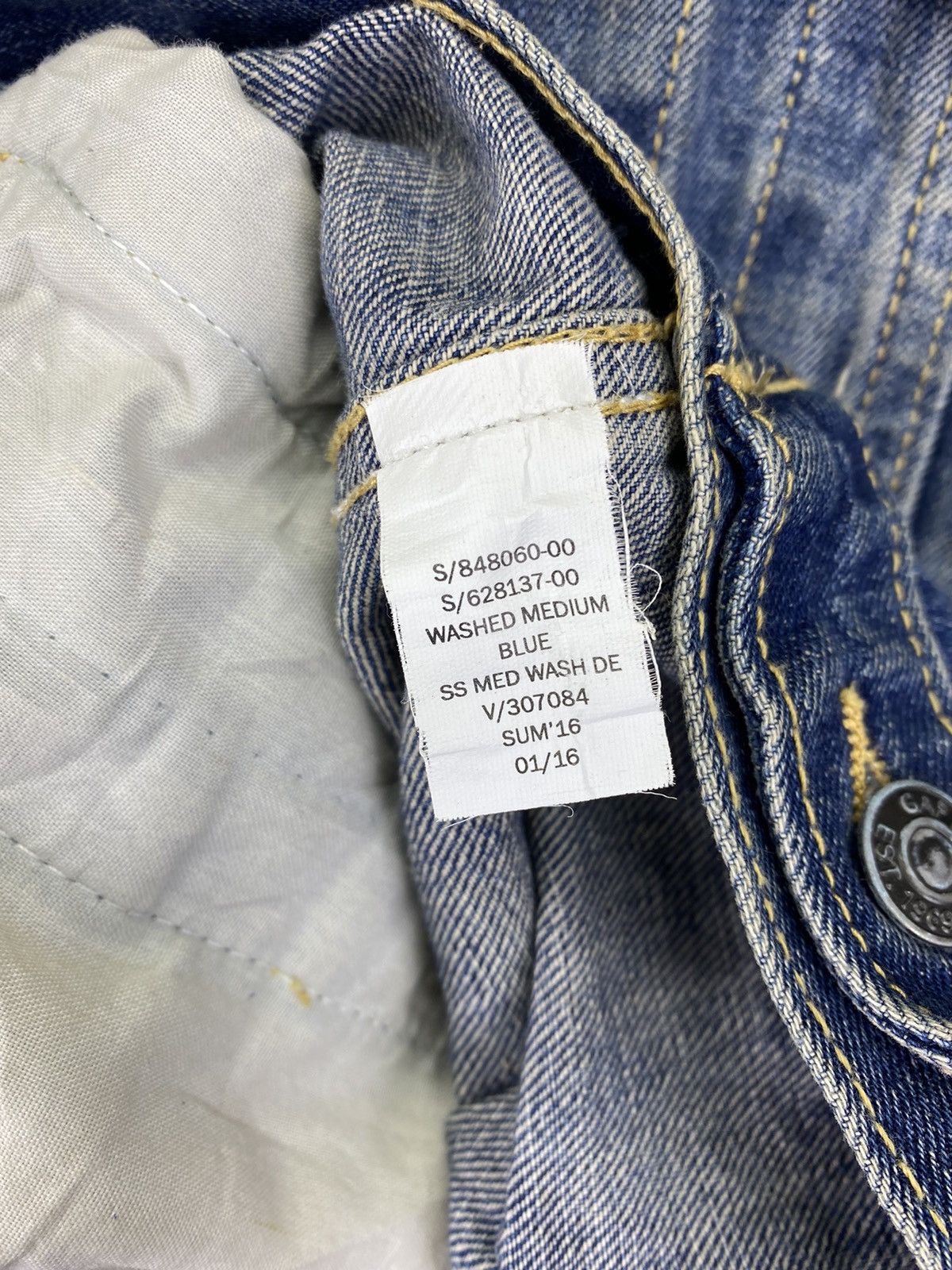 Gap Vintage Distressed GAP Trucker Denim Jacket Size US M / EU 48-50 / 2 - 4 Thumbnail