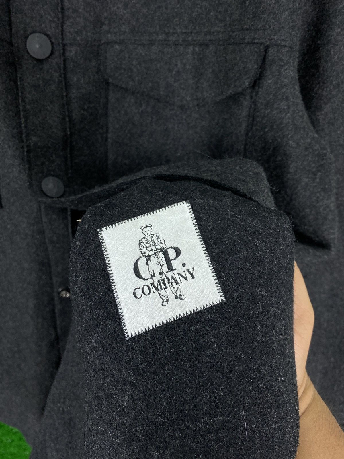 C.P. Company × Vintage Vintage C.P. Company Wool Button Up Jacket Size US L / EU 52-54 / 3 - 5 Thumbnail