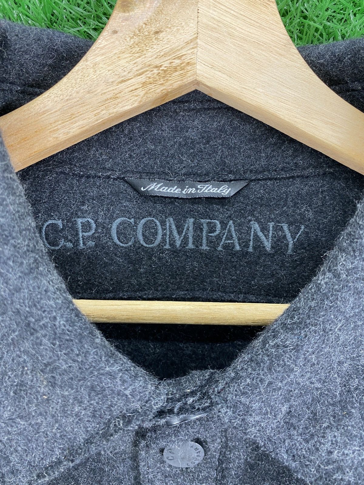 C.P. Company × Vintage Vintage C.P. Company Wool Button Up Jacket Size US L / EU 52-54 / 3 - 4 Thumbnail