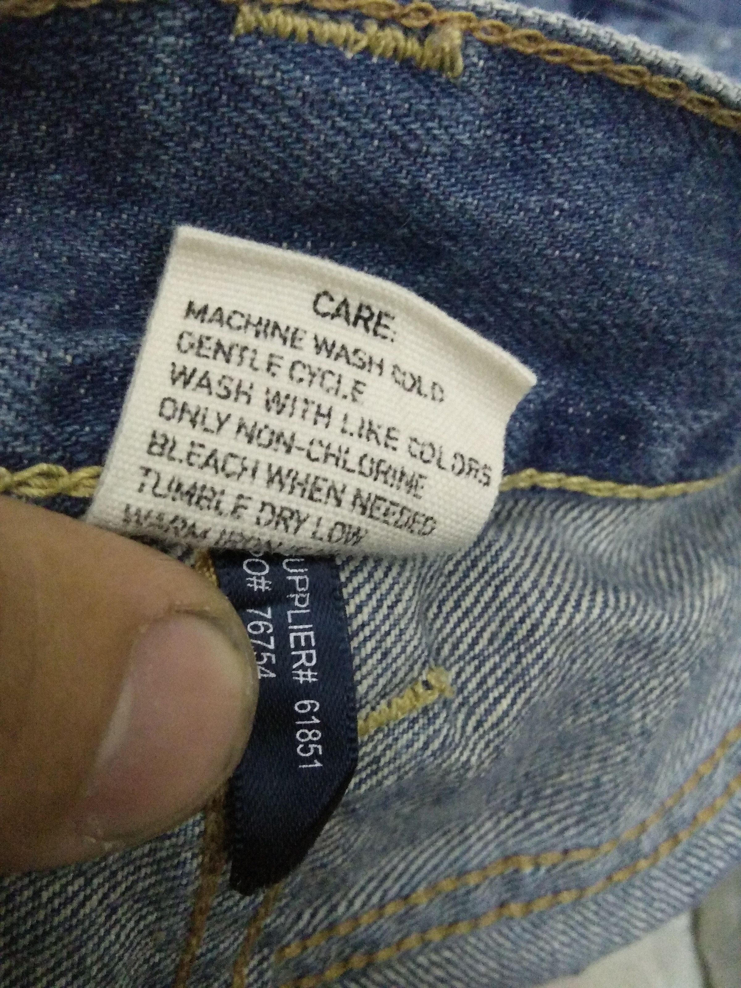 Polo Ralph Lauren POLO RALPH LAUREN DENIM DESTROYED (A678) Size US 34 / EU 50 - 10 Thumbnail