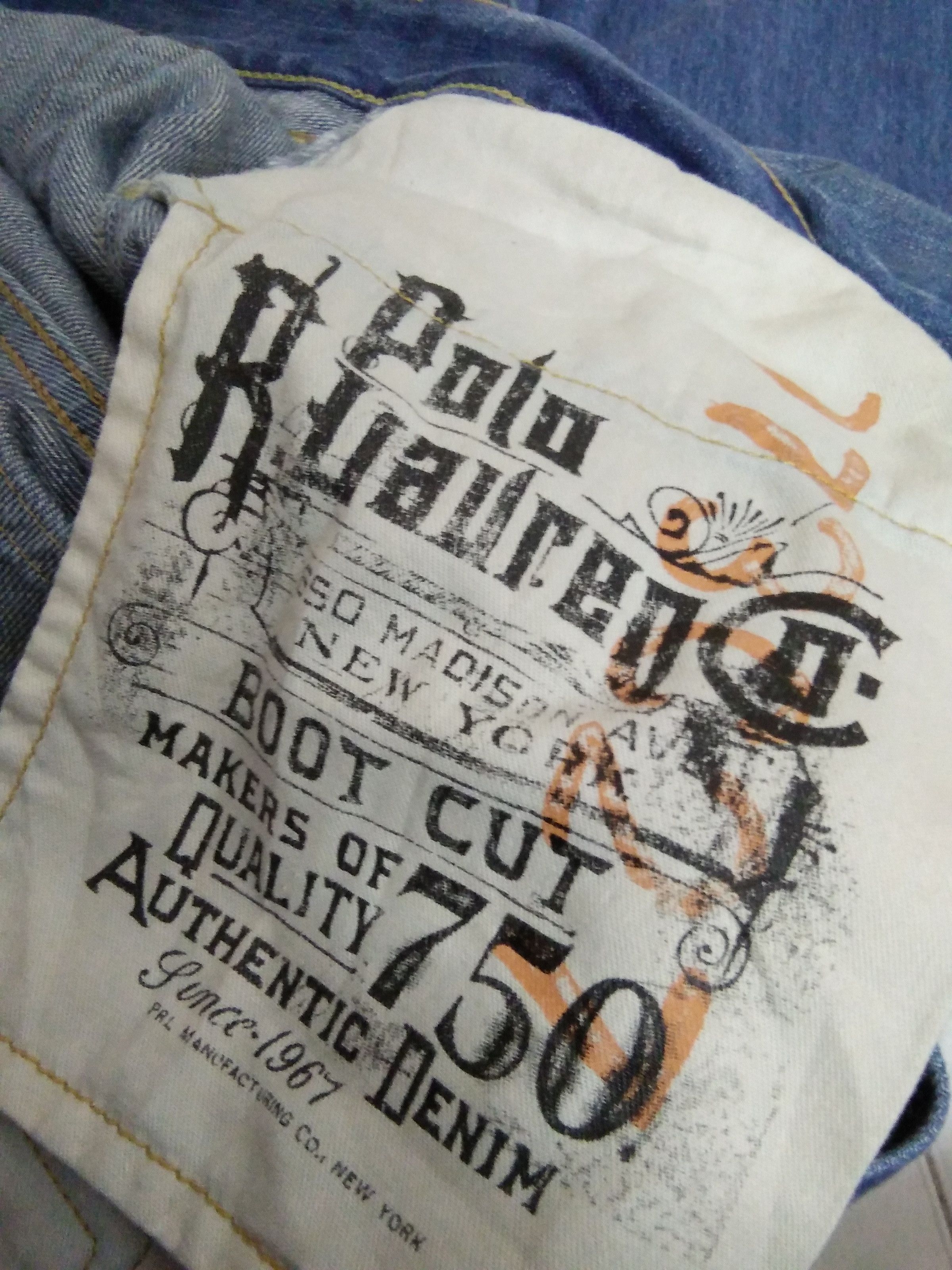 Polo Ralph Lauren POLO RALPH LAUREN DENIM DESTROYED (A678) Size US 34 / EU 50 - 8 Thumbnail