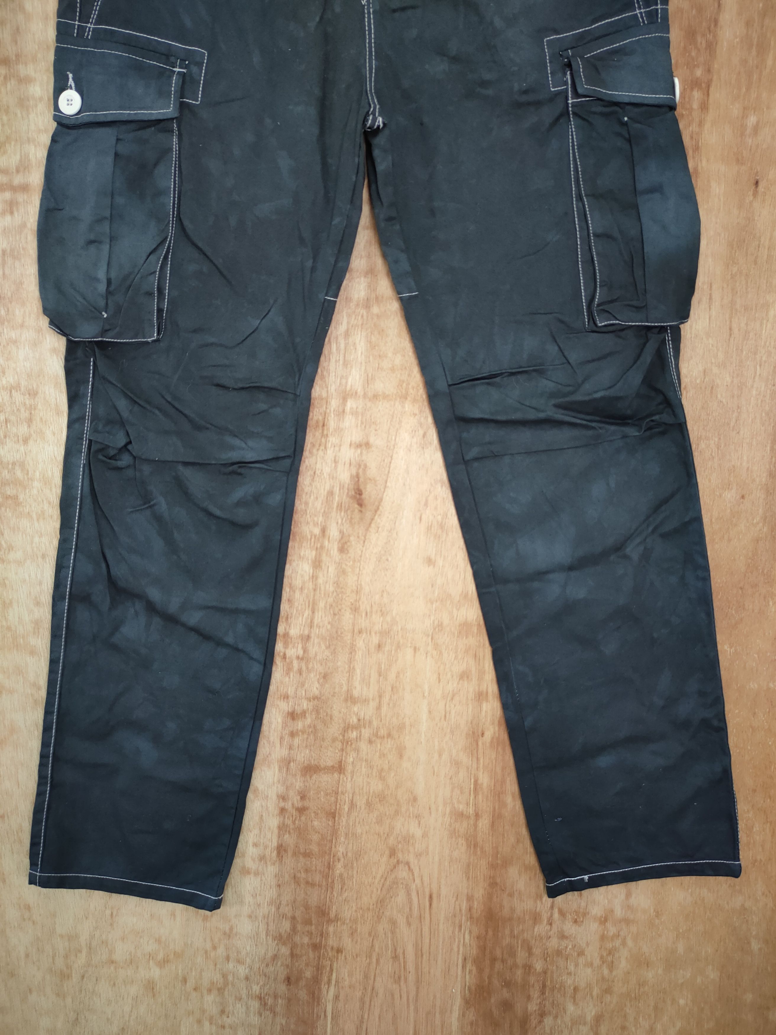 Japanese Brand DLL Matchstick faded multipocket cargo pants #46-090 Size US 34 / EU 50 - 2 Thumbnail