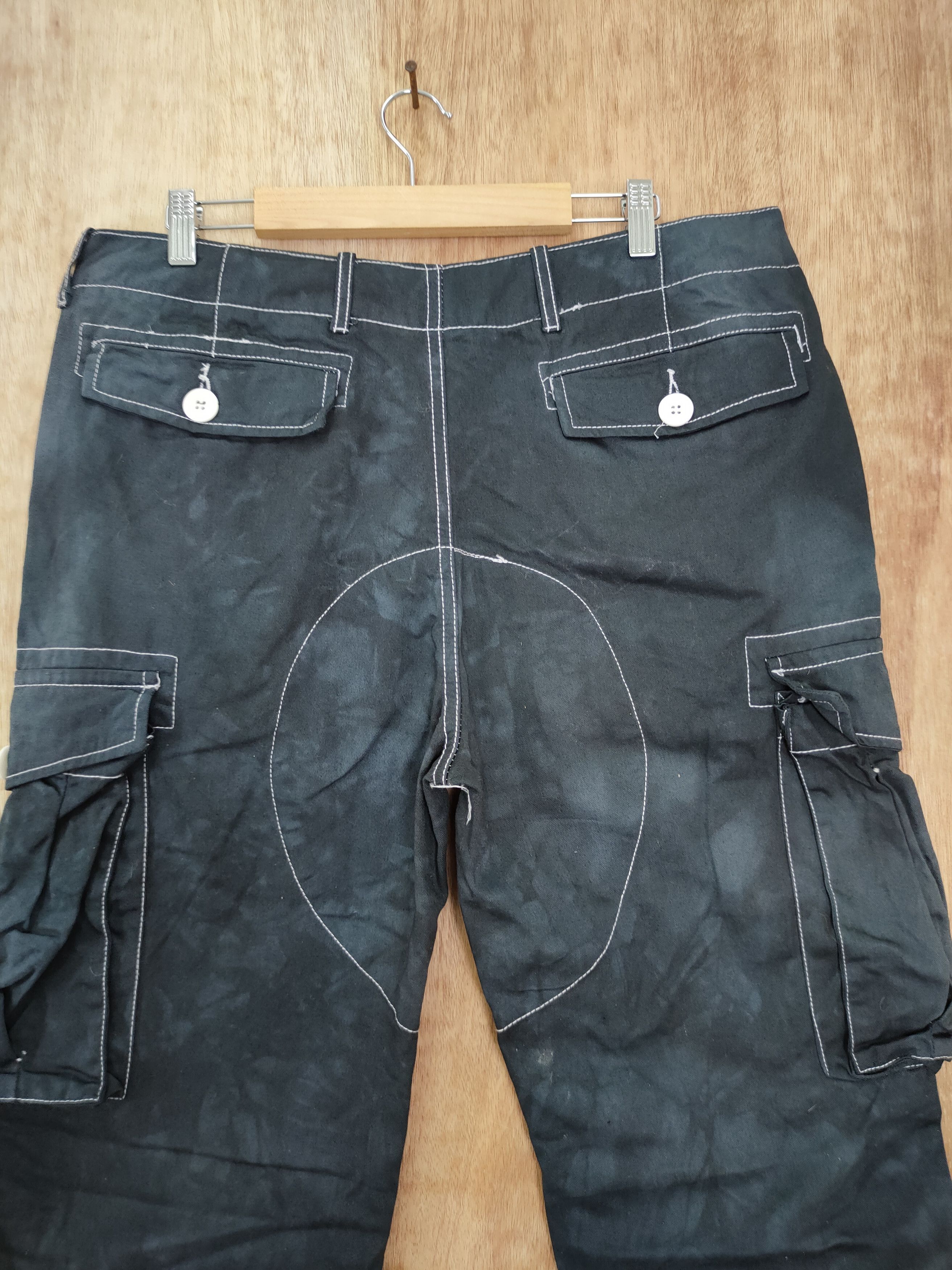 Japanese Brand DLL Matchstick faded multipocket cargo pants #46-090 Size US 34 / EU 50 - 7 Thumbnail