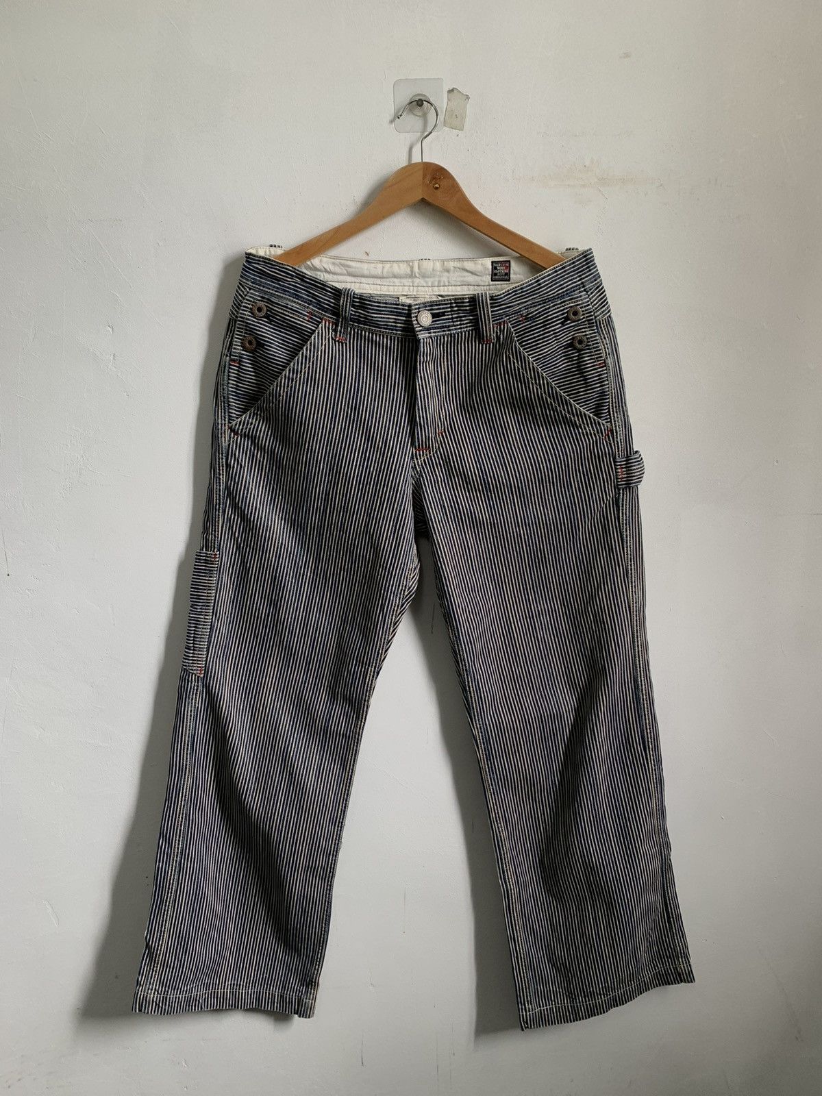 Japanese Brand Bartack Work Clothing Hikori Jeans Size US 34 / EU 50 - 2 Thumbnail
