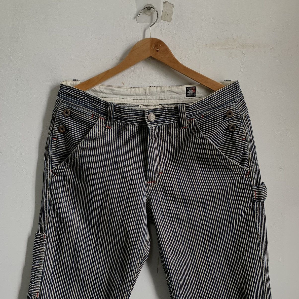 Japanese Brand Bartack Work Clothing Hikori Jeans Size US 34 / EU 50 - 4 Thumbnail
