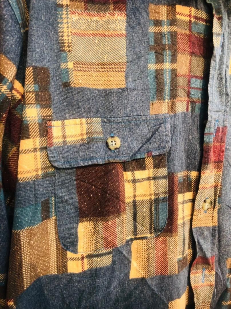Japanese Brand × Vintage Vintage Astray Japanese Designer Fashion Style Shirt Size US L / EU 52-54 / 3 - 6 Thumbnail