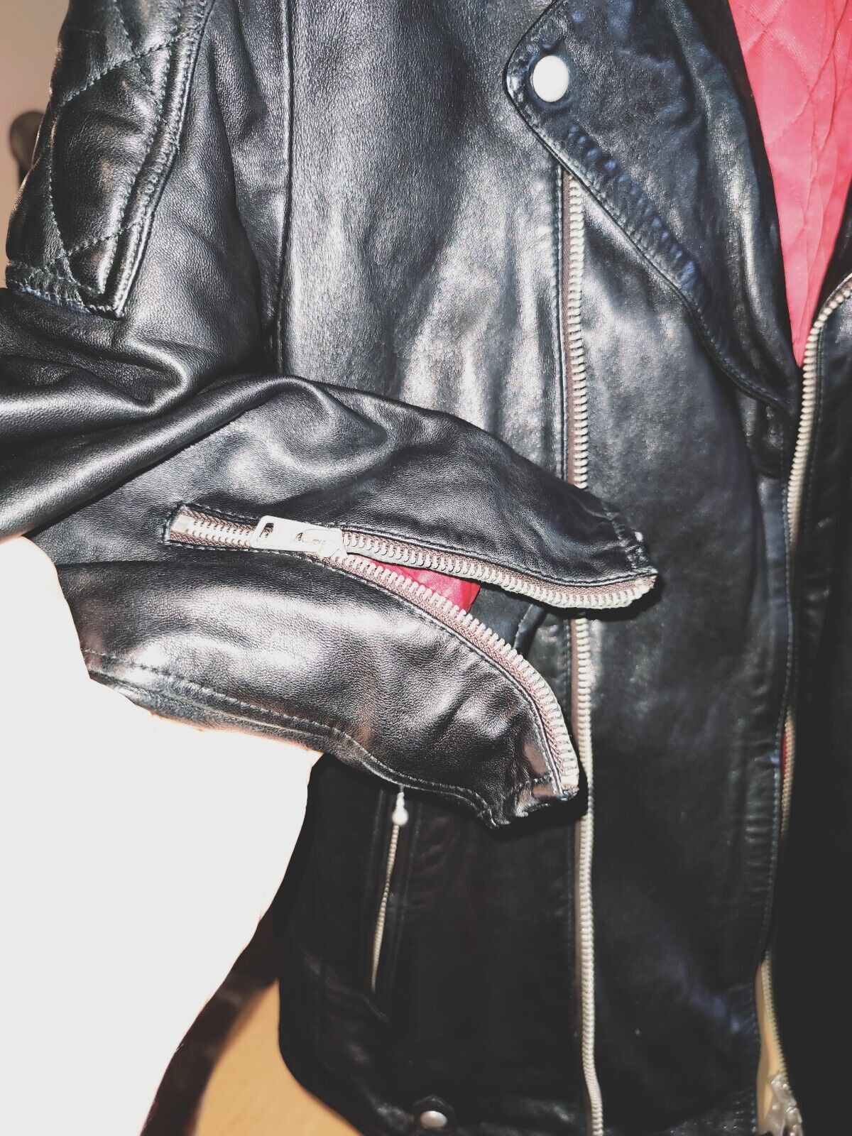Allsaints All Saints Leather Jacket Biker rare model Size Medium Black Size US M / EU 48-50 / 2 - 8 Thumbnail