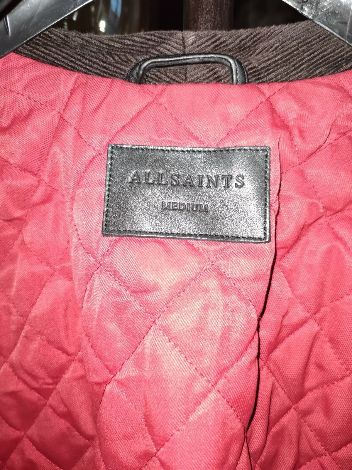 Allsaints All Saints Leather Jacket Biker rare model Size Medium Black Size US M / EU 48-50 / 2 - 15 Thumbnail