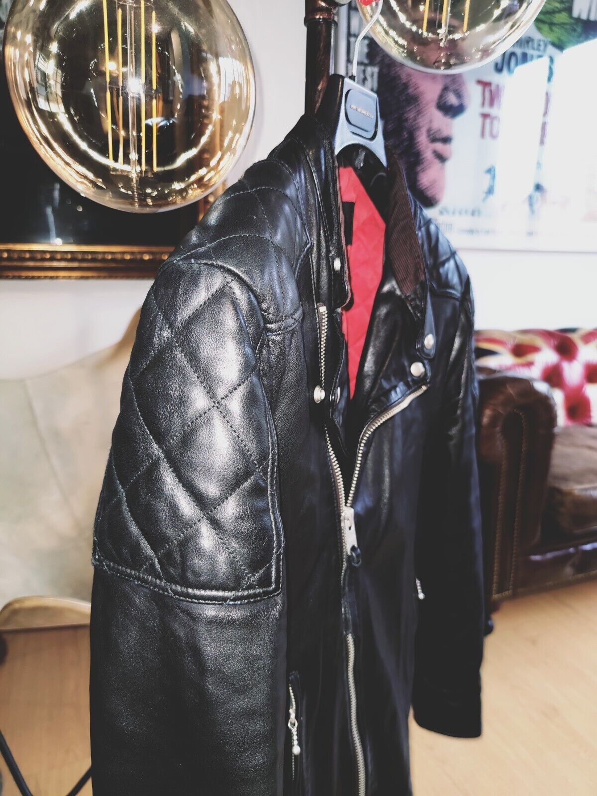 Allsaints All Saints Leather Jacket Biker rare model Size Medium Black Size US M / EU 48-50 / 2 - 10 Thumbnail