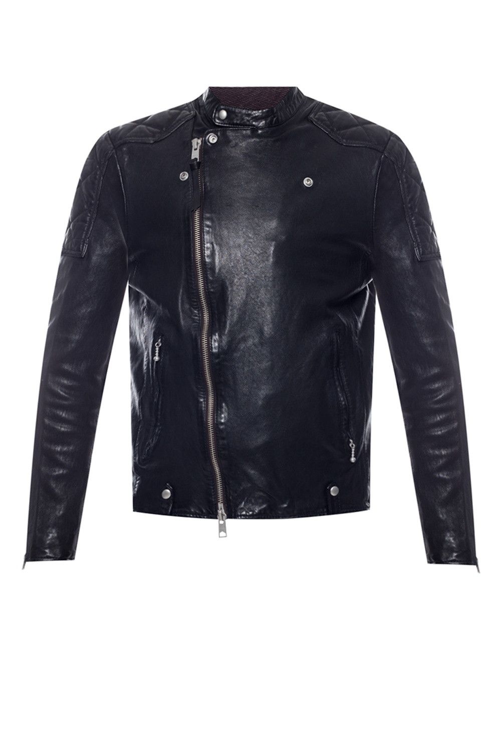Allsaints All Saints Leather Jacket Biker rare model Size Medium Black Size US M / EU 48-50 / 2 - 3 Thumbnail