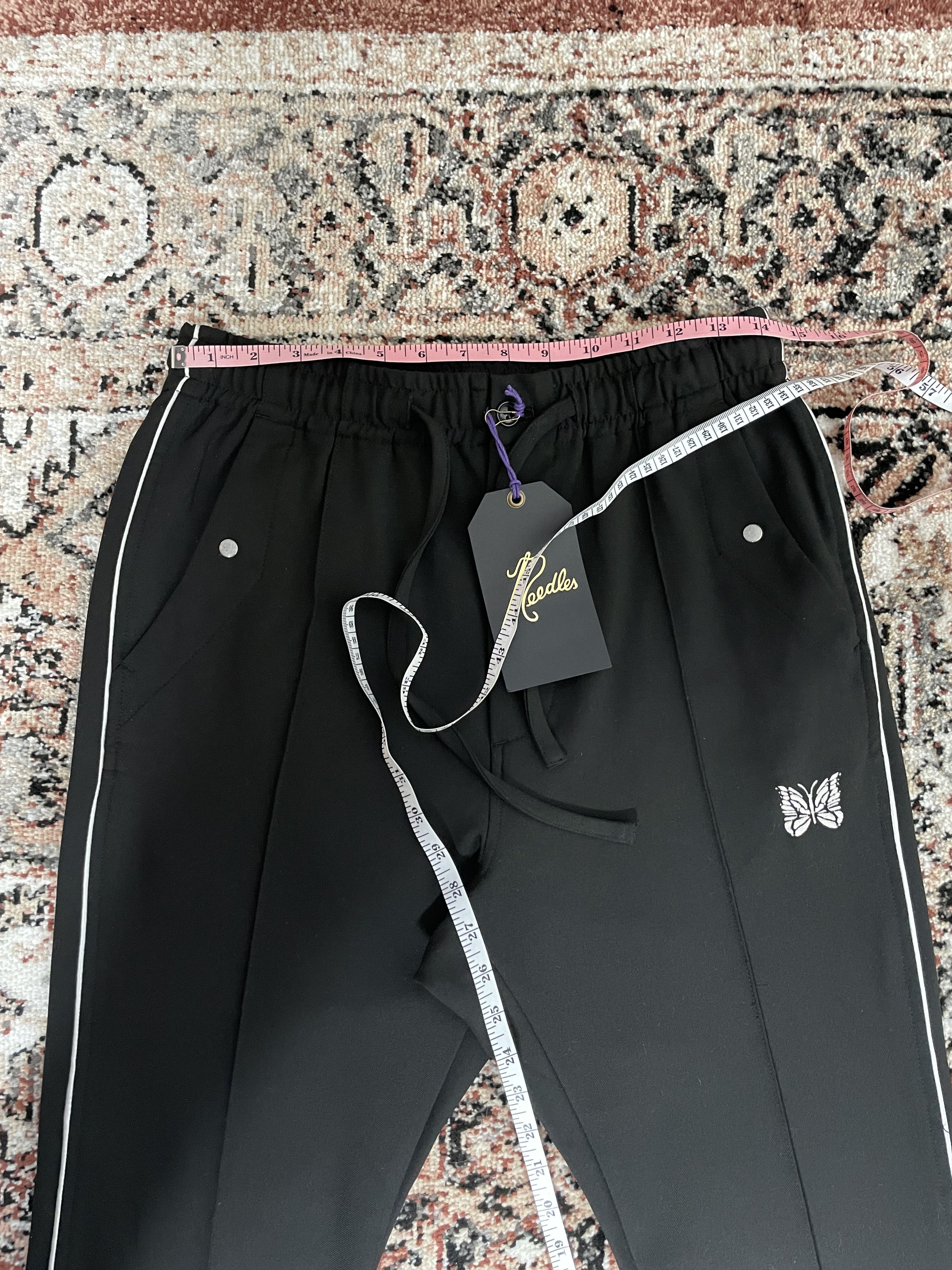 Needles Needles - Black Flare Track Pants Size US 28 / EU 44 - 6 Thumbnail