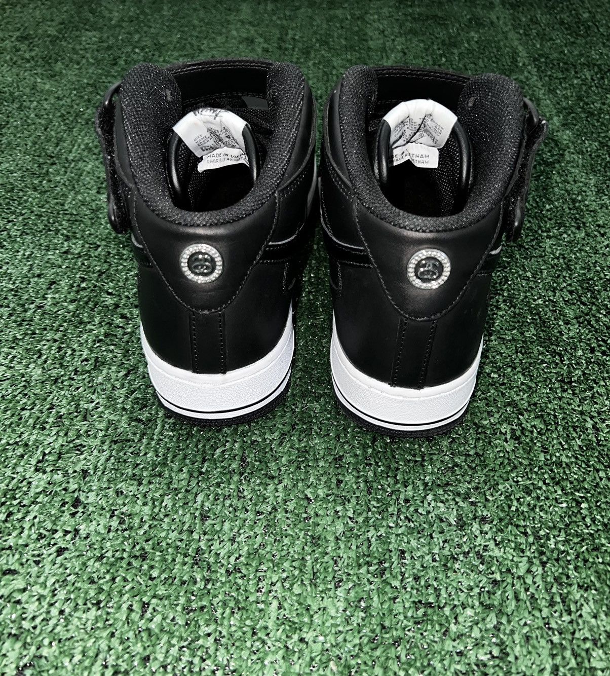 Nike × Stussy Stussy Air Force 1 Mid “Black White” Size US 9.5 / EU 42-43 - 5 Thumbnail