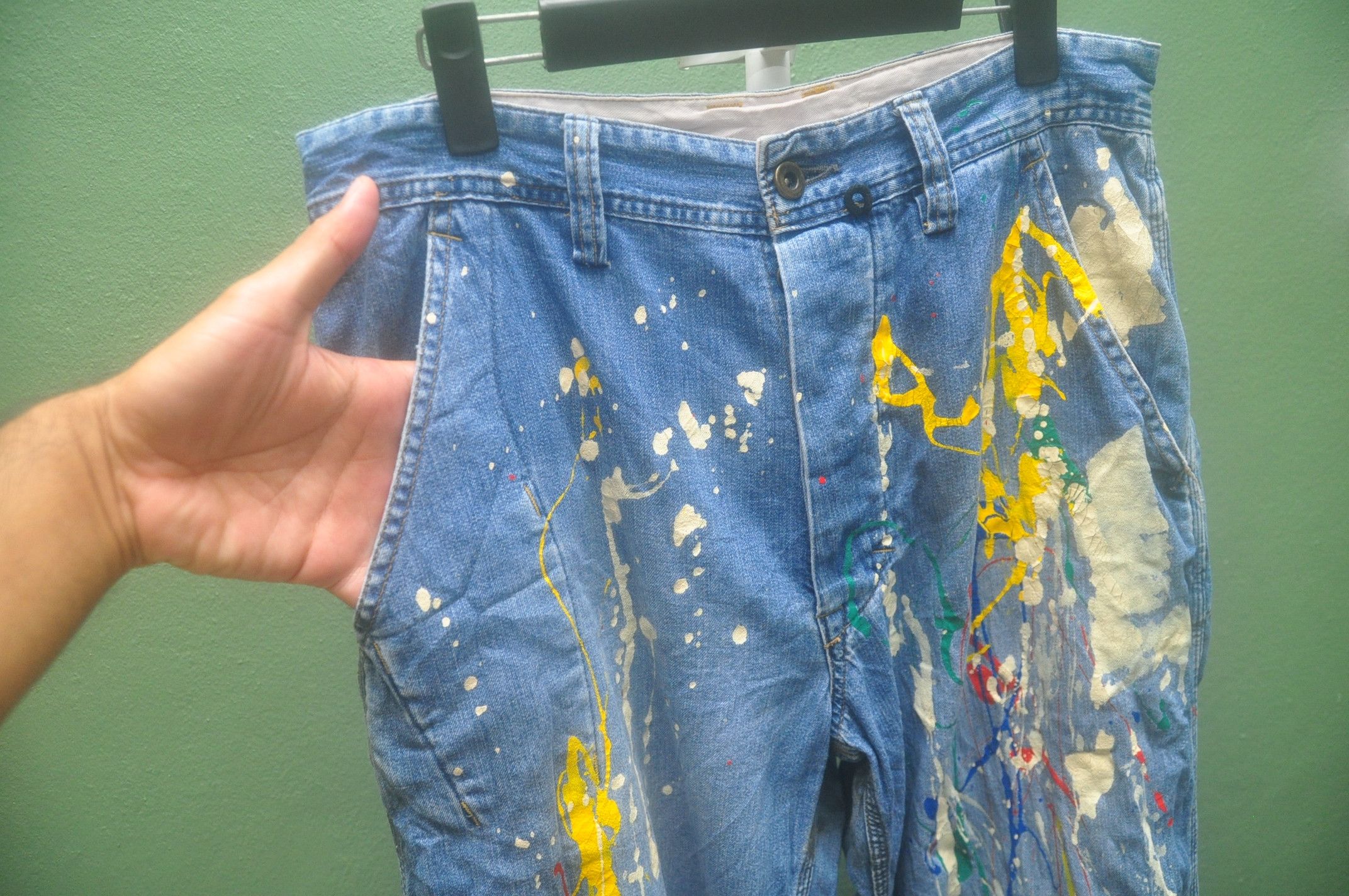 Japanese Brand Vintage RNA Distressed Punk Travis Scott Fashion Style Size US 31 - 7 Thumbnail