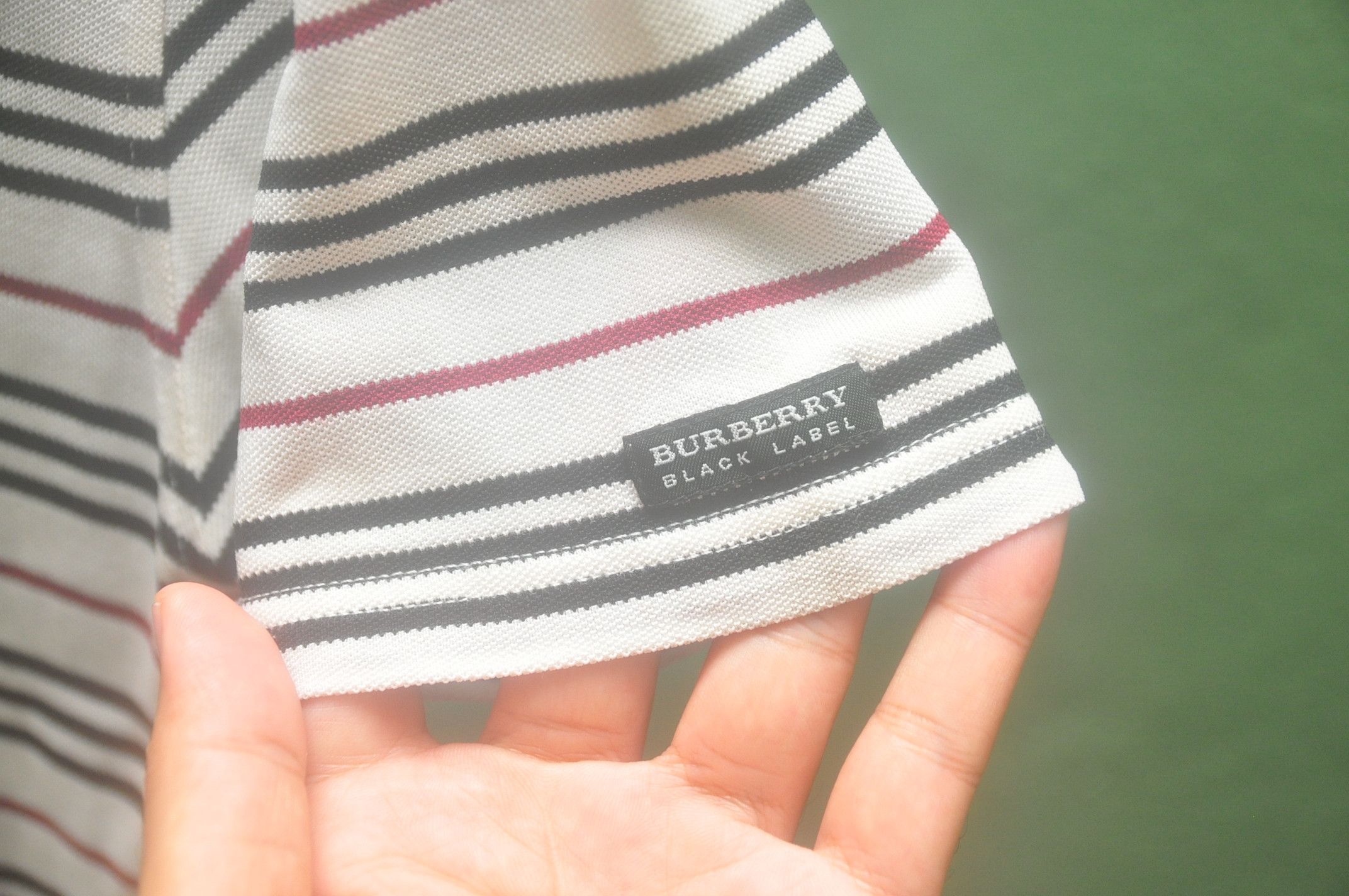 Burberry × Japanese Brand Vintage Burberrys Black Label Stripes Travis Scott Style Size US S / EU 44-46 / 1 - 6 Thumbnail