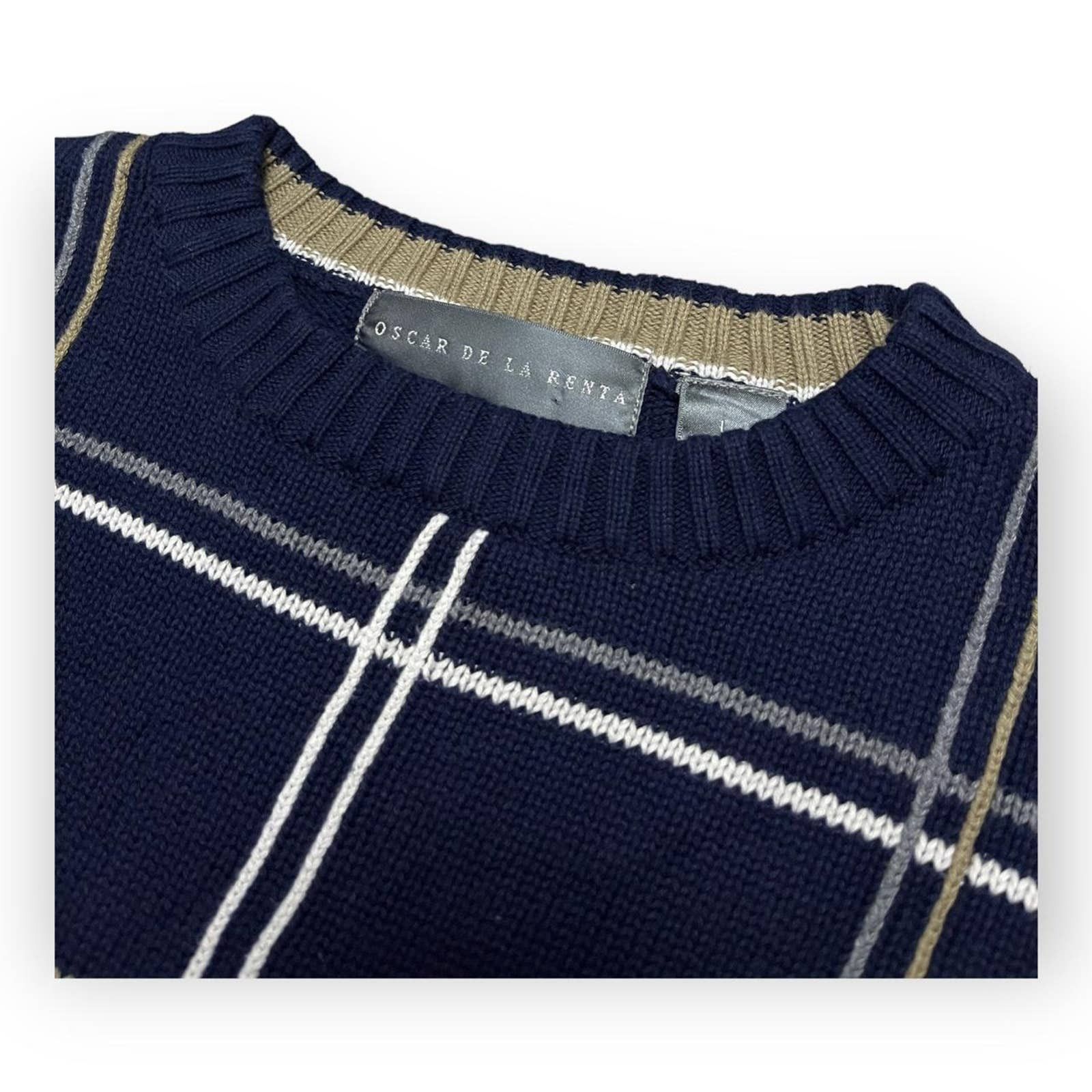 Oscar De La Renta Oscar De La Renta Luxury Designer Knit Mens Sweater Mens Size US L / EU 52-54 / 3 - 2 Thumbnail