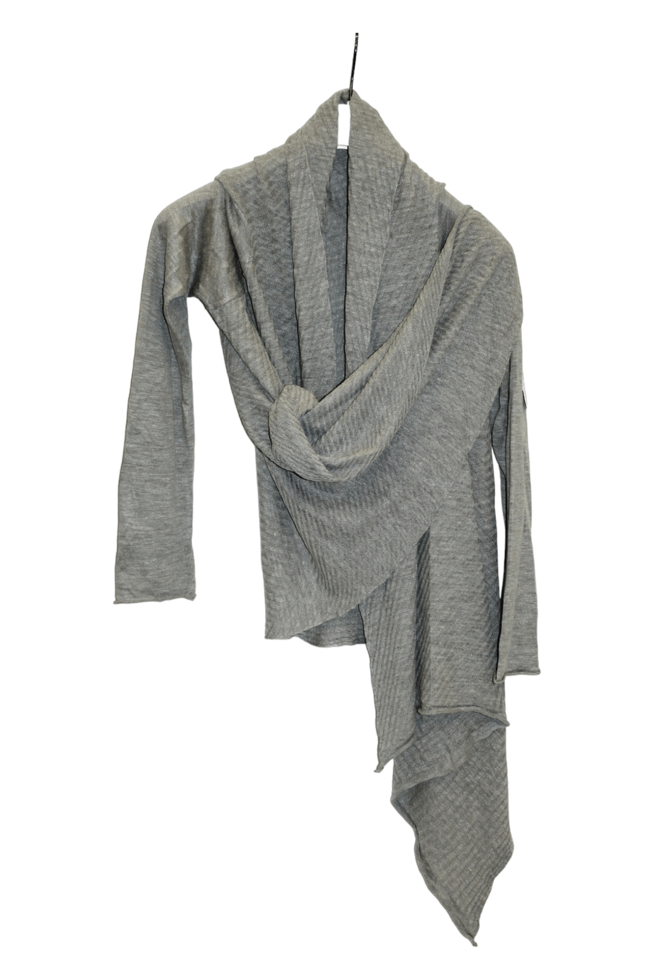 Barbara I Gongini BP Studio open up silk linen knitted wrap cardigan Size L / US 10 / IT 46 - 1 Thumbnail