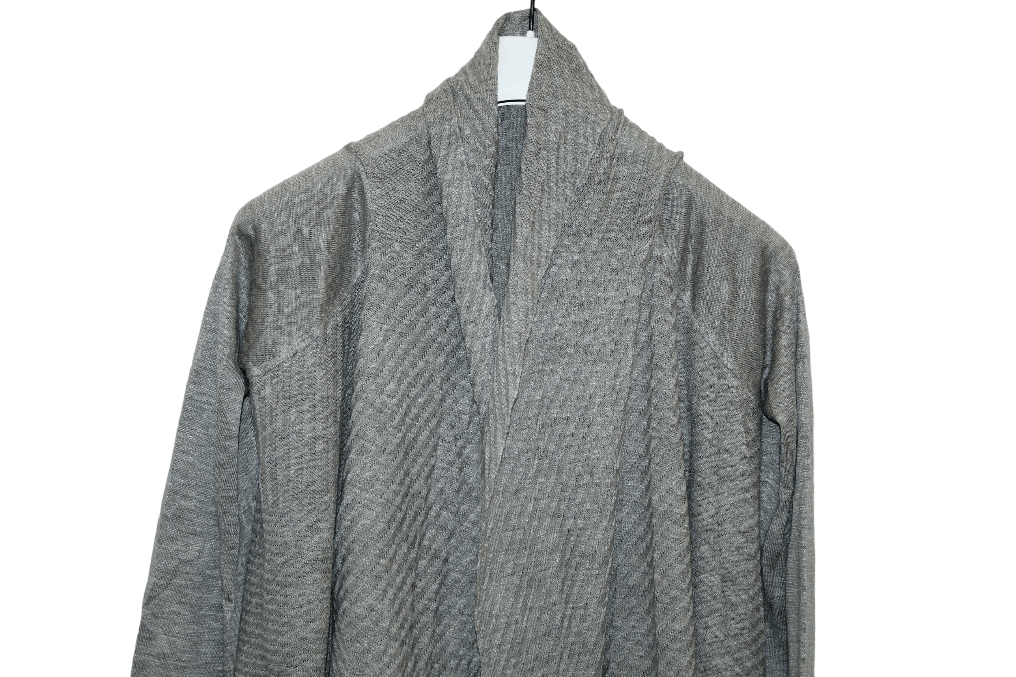 Barbara I Gongini BP Studio open up silk linen knitted wrap cardigan Size L / US 10 / IT 46 - 2 Thumbnail