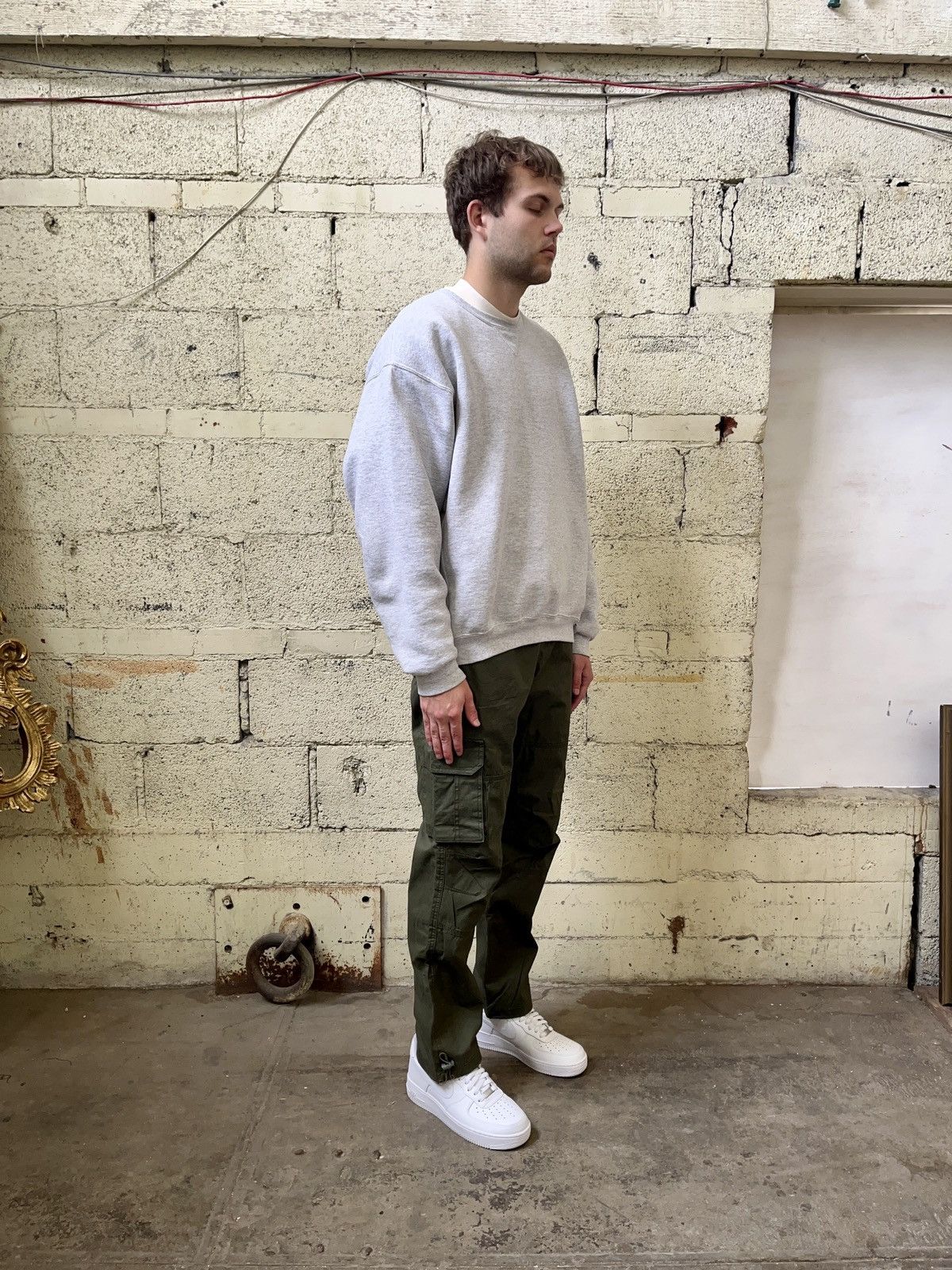 Vintage Vintage Cargo Pants Olive Size US 34 / EU 50 - 5 Thumbnail
