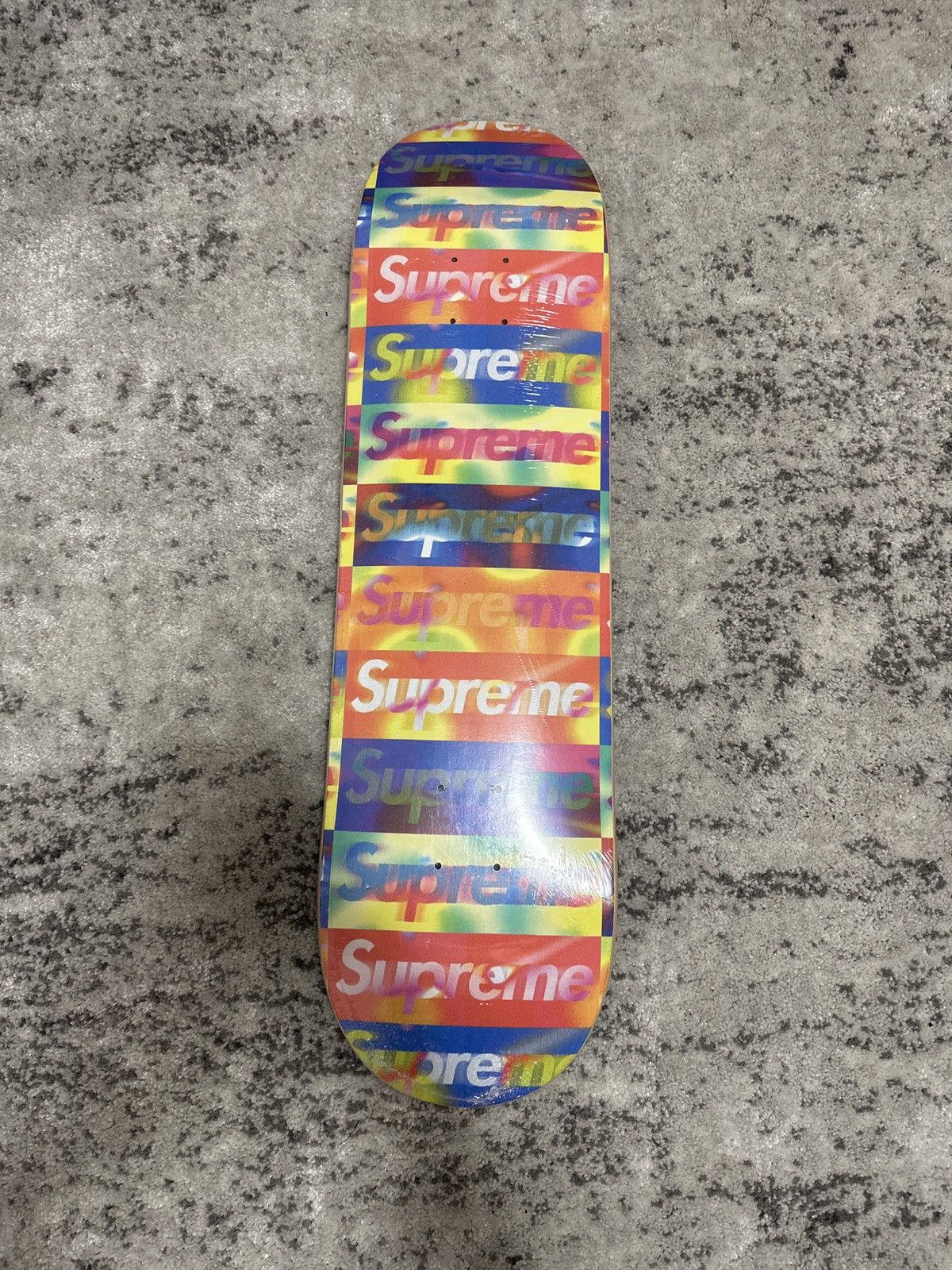 Supreme Distorted Logo Skateboard Deck - Accessories