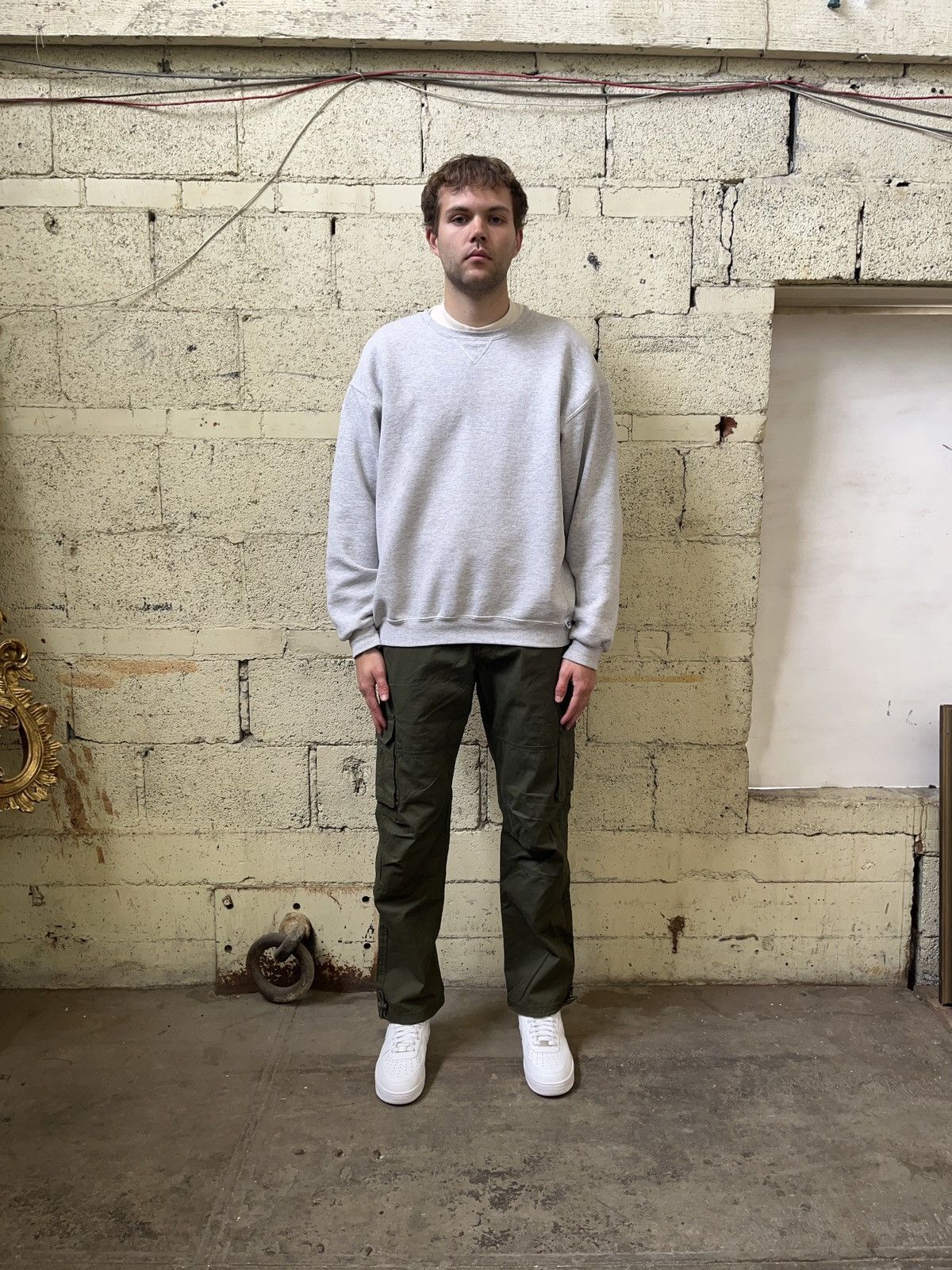 Vintage Vintage Cargo Pants Olive Size US 36 / EU 52 - 4 Thumbnail