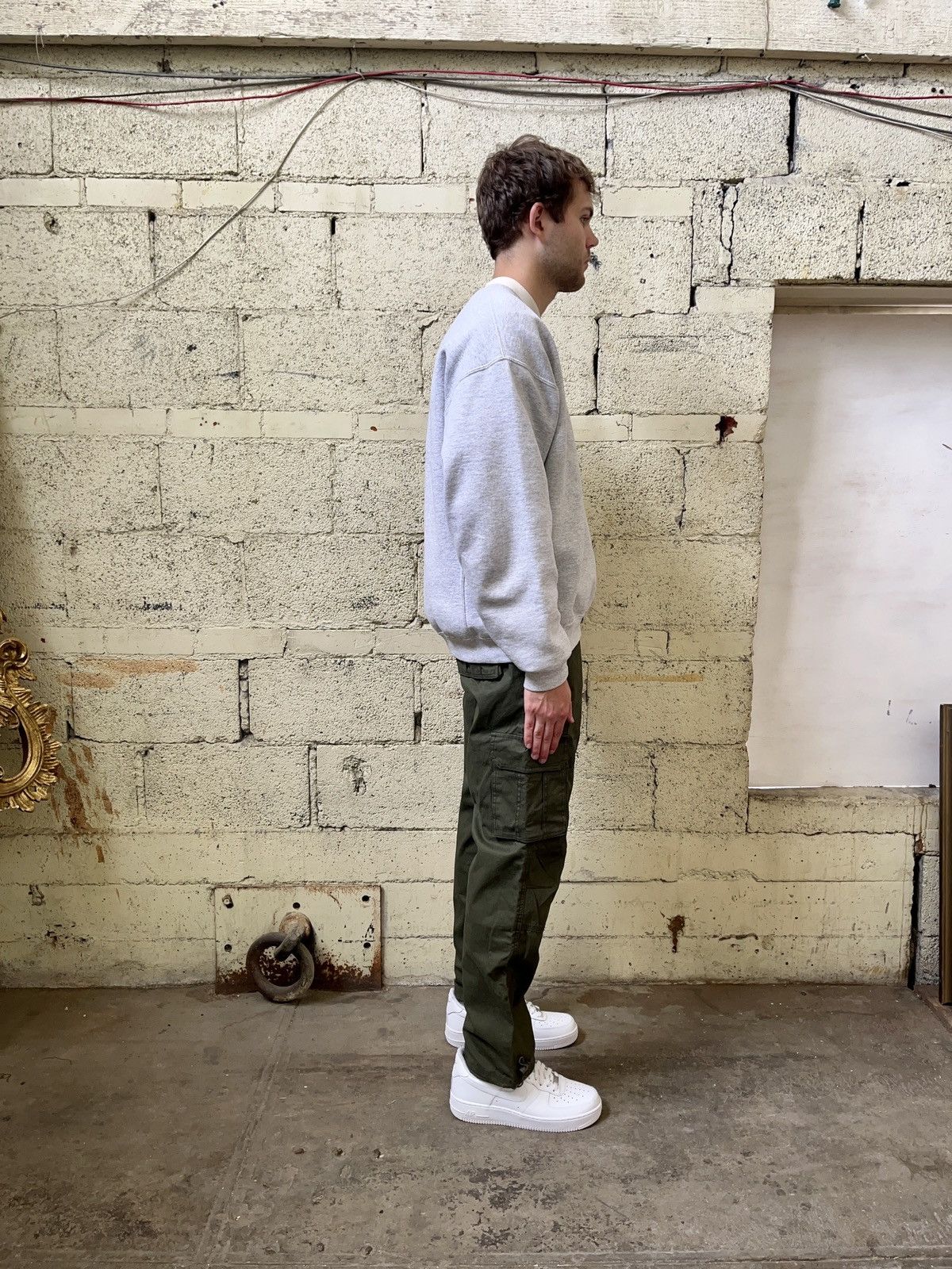 Other Vintage Cargo Pants Olive Size US 38 / EU 54 - 6 Thumbnail