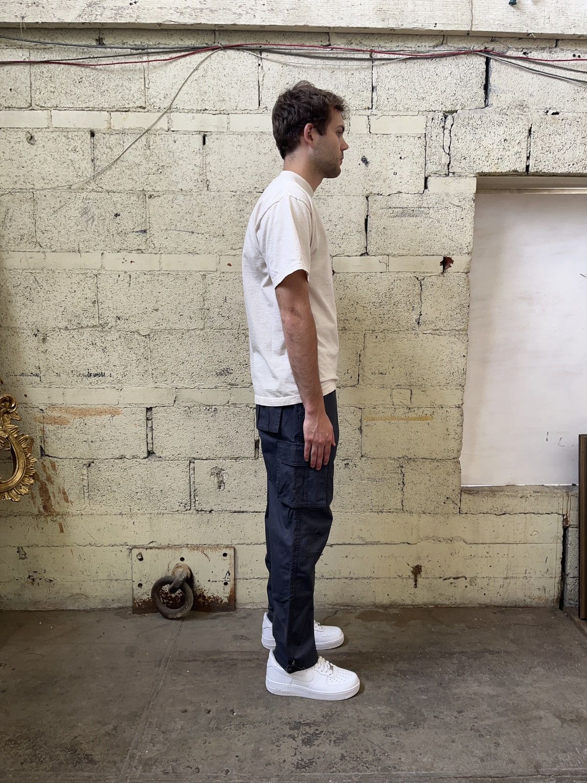 Vintage Vintage Cargo Pants Grey Size US 30 / EU 46 - 5 Thumbnail