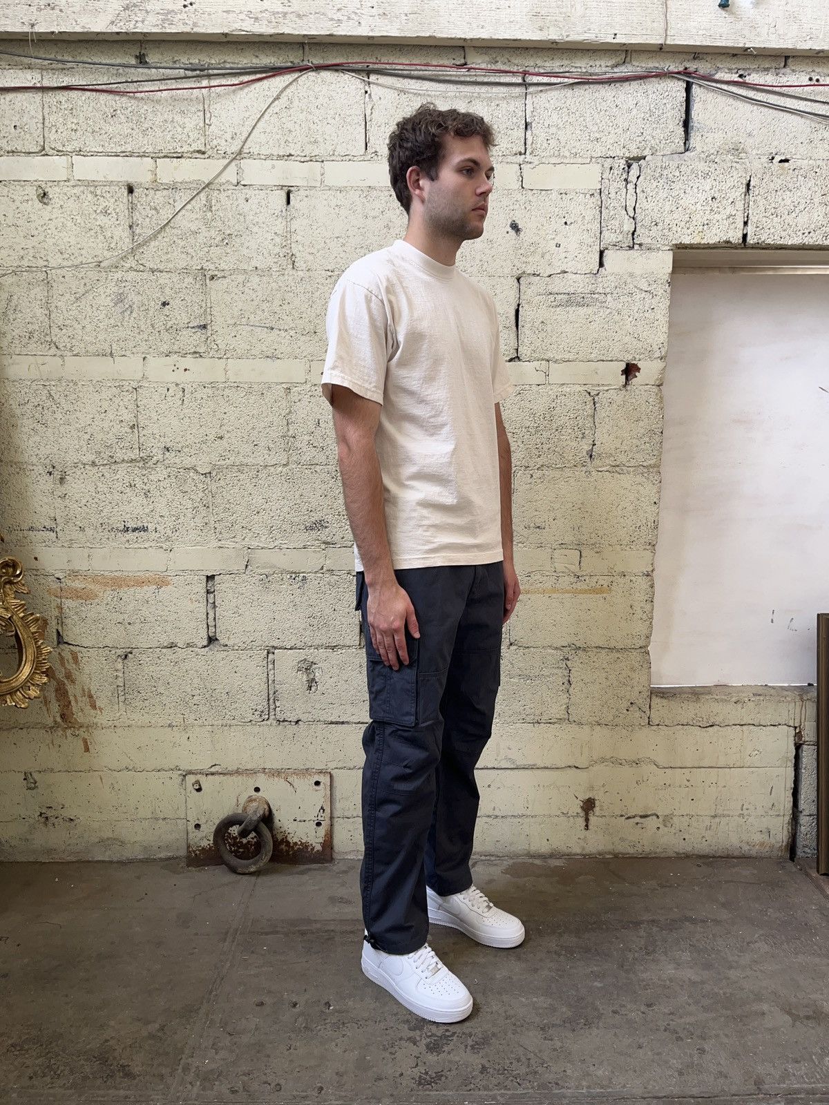 Vintage Vintage Cargo Pants Grey Size US 30 / EU 46 - 4 Thumbnail