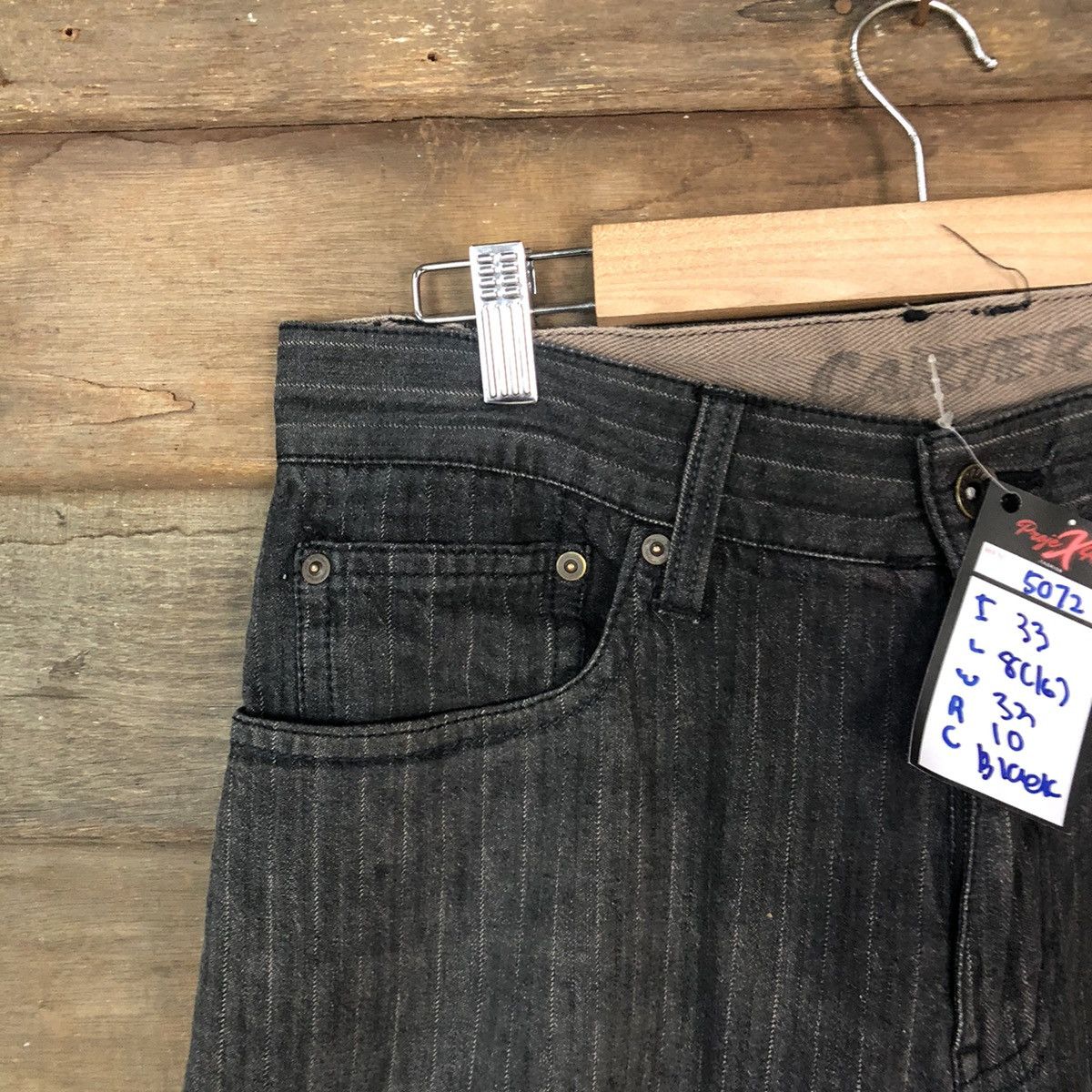 Vintage Carters Black stripe vintage Casual Pants #5072 Size US 32 / EU 48 - 4 Thumbnail