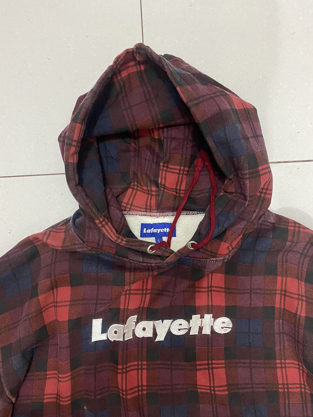 Lafayette 148 Lafayette Plaid Hoodie Size US L / EU 52-54 / 3 - 4 Thumbnail