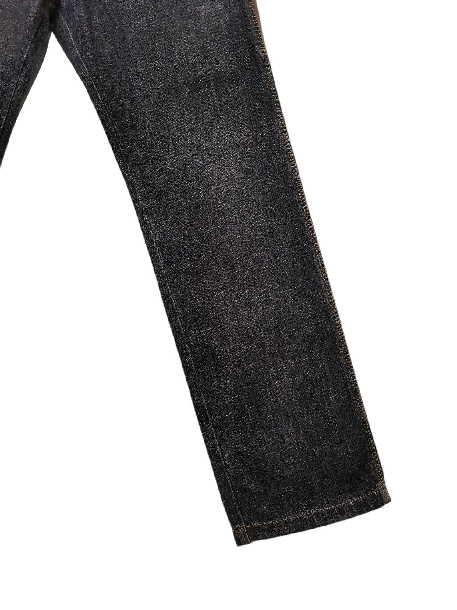 Other 🔥🔥🔥Made in Italy Hybrid Denim Leather Jeans Rare Design Size US 32 / EU 48 - 12 Thumbnail