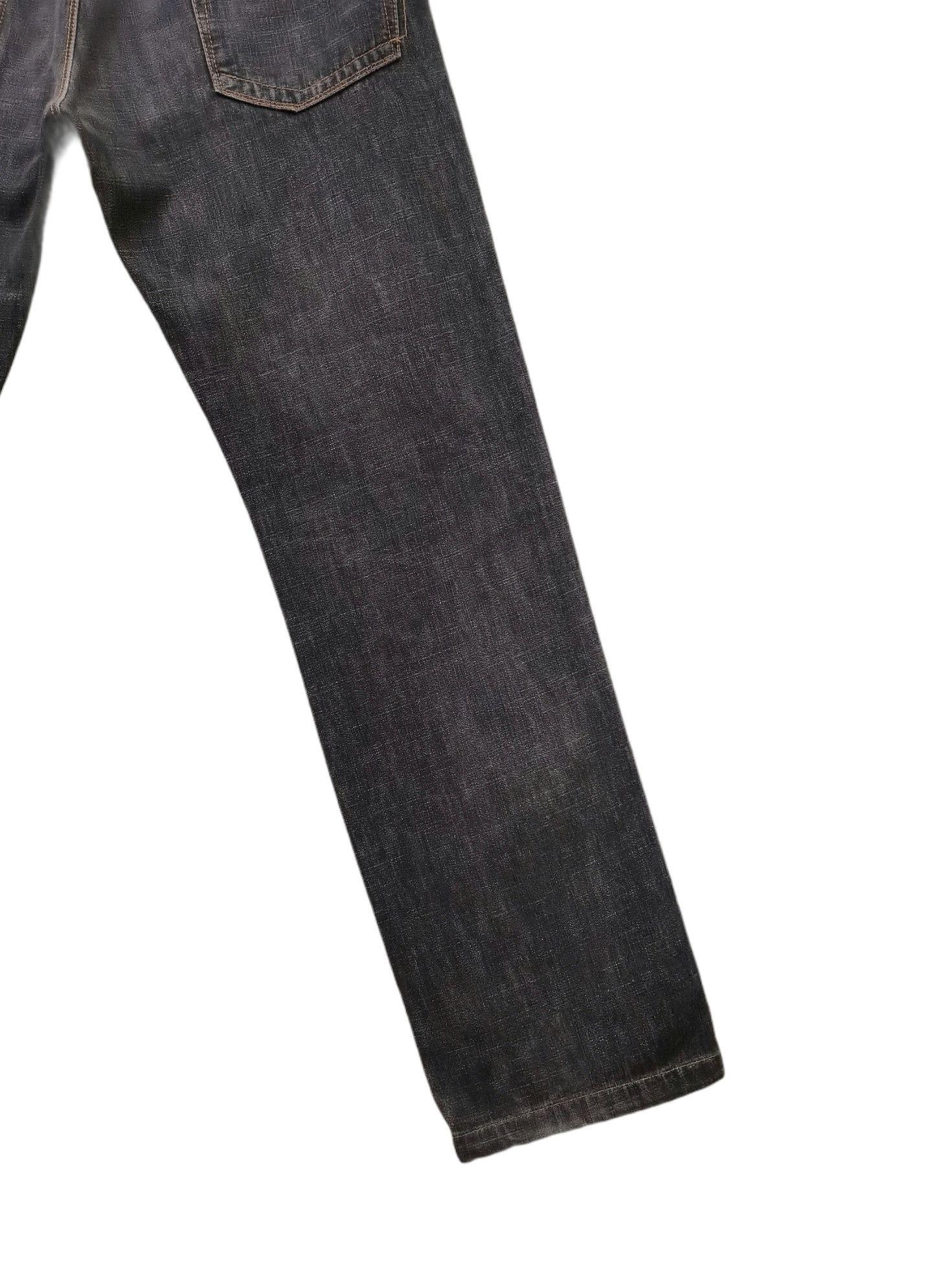 Other 🔥🔥🔥Made in Italy Hybrid Denim Leather Jeans Rare Design Size US 32 / EU 48 - 4 Thumbnail