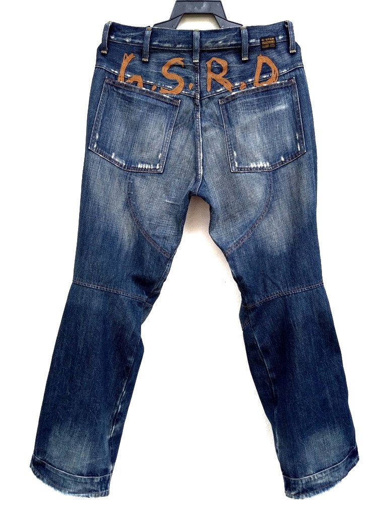 G-Star 🔥🔥🔥G-STAR Original Raw Denim Bikers Design Jeans Size US 34 / EU 50 - 2 Thumbnail