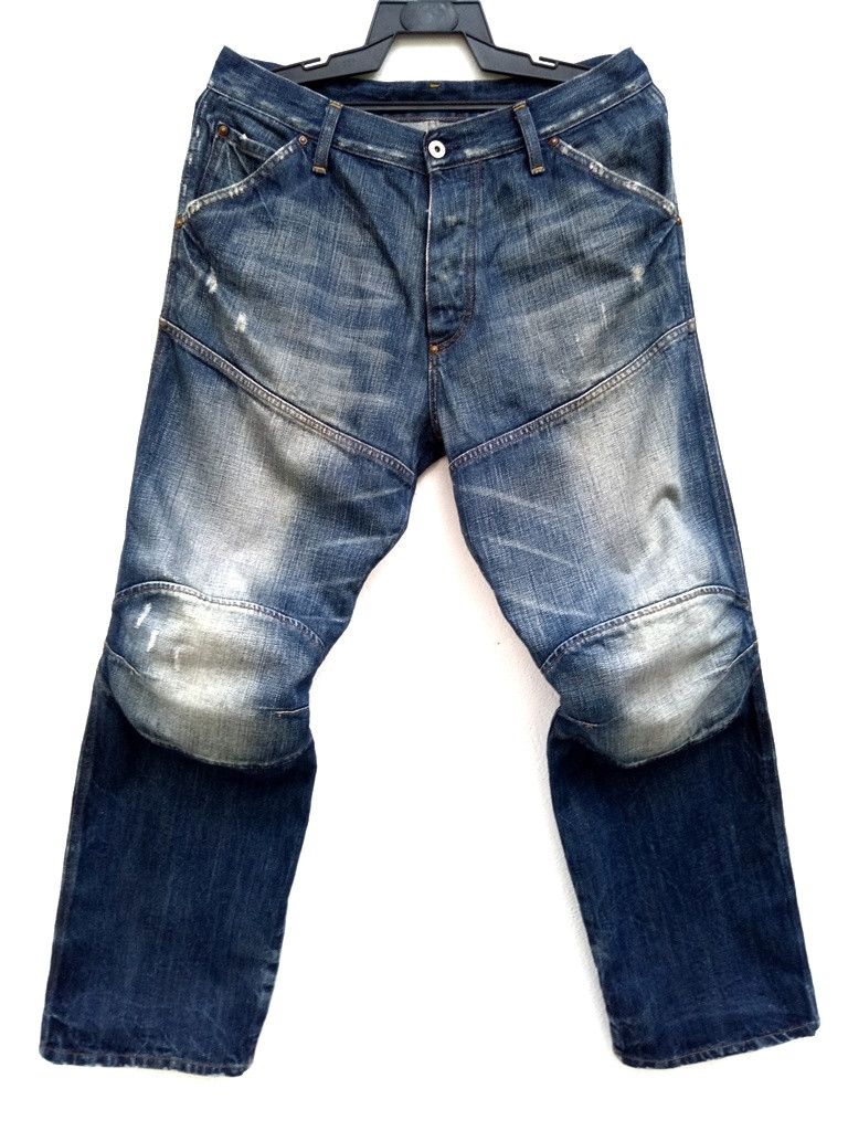 G-Star 🔥🔥🔥G-STAR Original Raw Denim Bikers Design Jeans Size US 34 / EU 50 - 8 Thumbnail