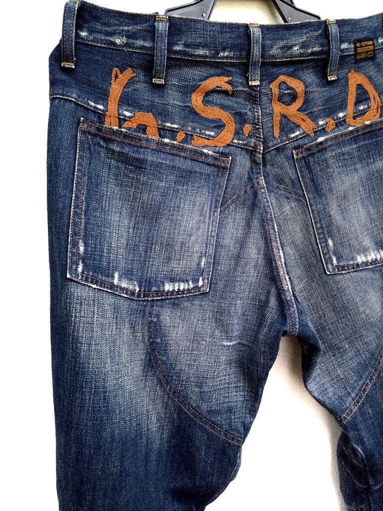 G-Star 🔥🔥🔥G-STAR Original Raw Denim Bikers Design Jeans Size US 34 / EU 50 - 5 Thumbnail
