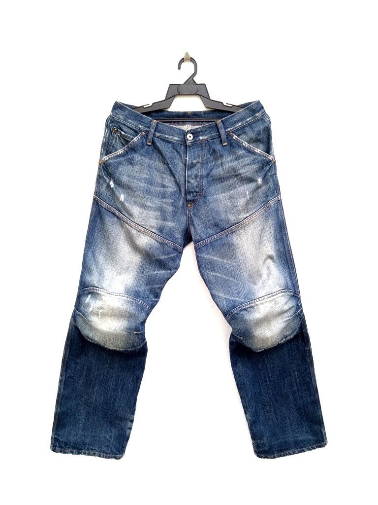 G-Star 🔥🔥🔥G-STAR Original Raw Denim Bikers Design Jeans Size US 34 / EU 50 - 1 Thumbnail