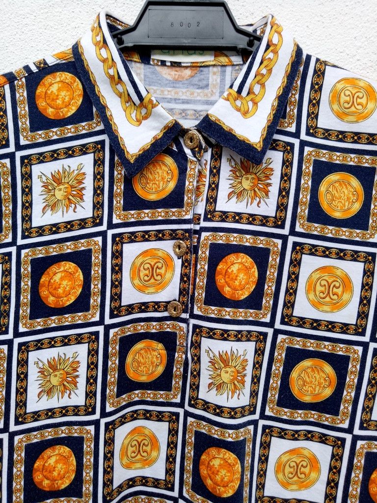 Art Comes First 🔥🔥🔥Baroque Style FullPrint Collar Shirt RARE Design Size US M / EU 48-50 / 2 - 7 Thumbnail