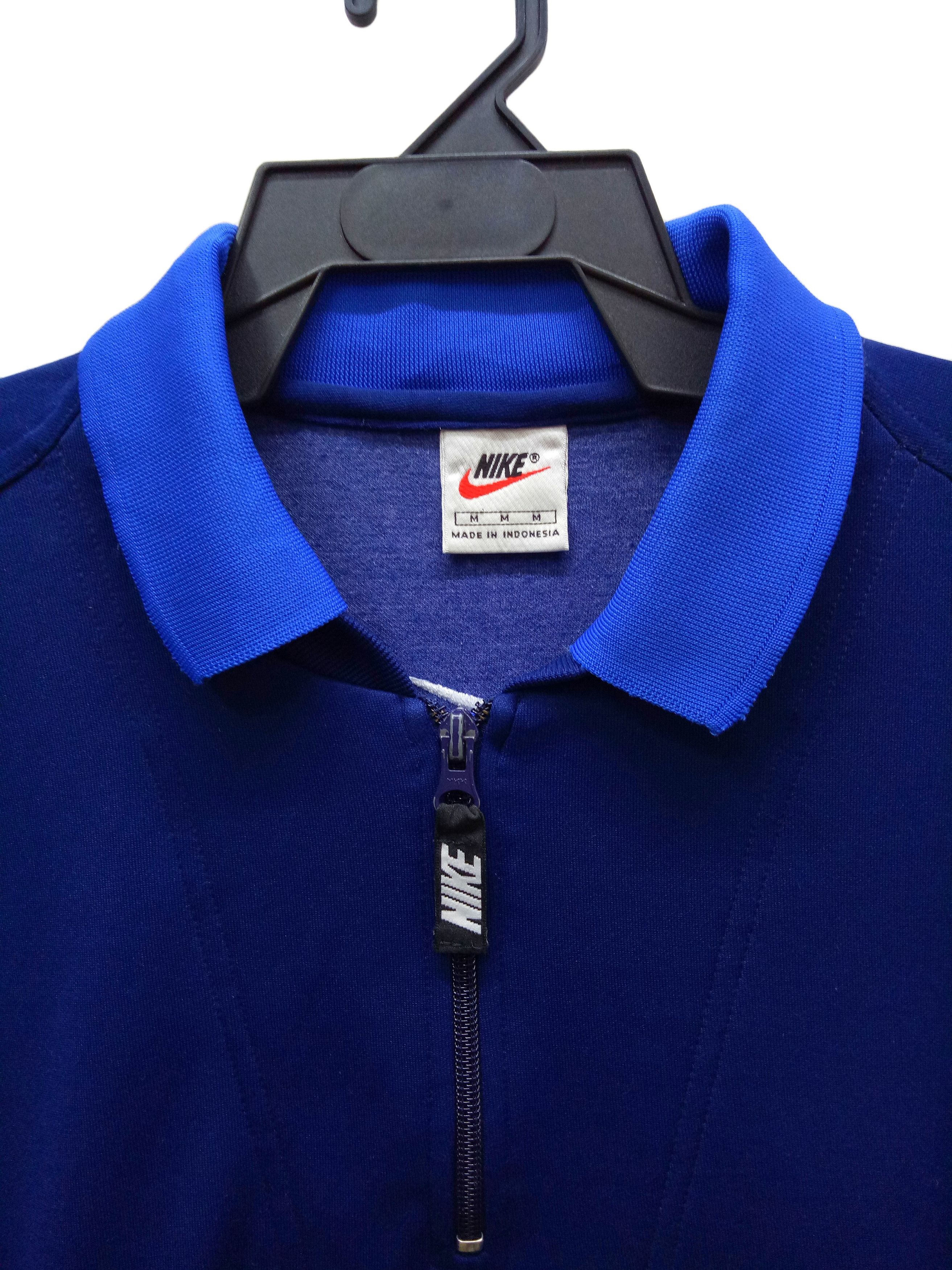 Nike 🔥Vintage Embroidery Nike Big Logo Sweatshirt Top Track Size US M / EU 48-50 / 2 - 2 Thumbnail