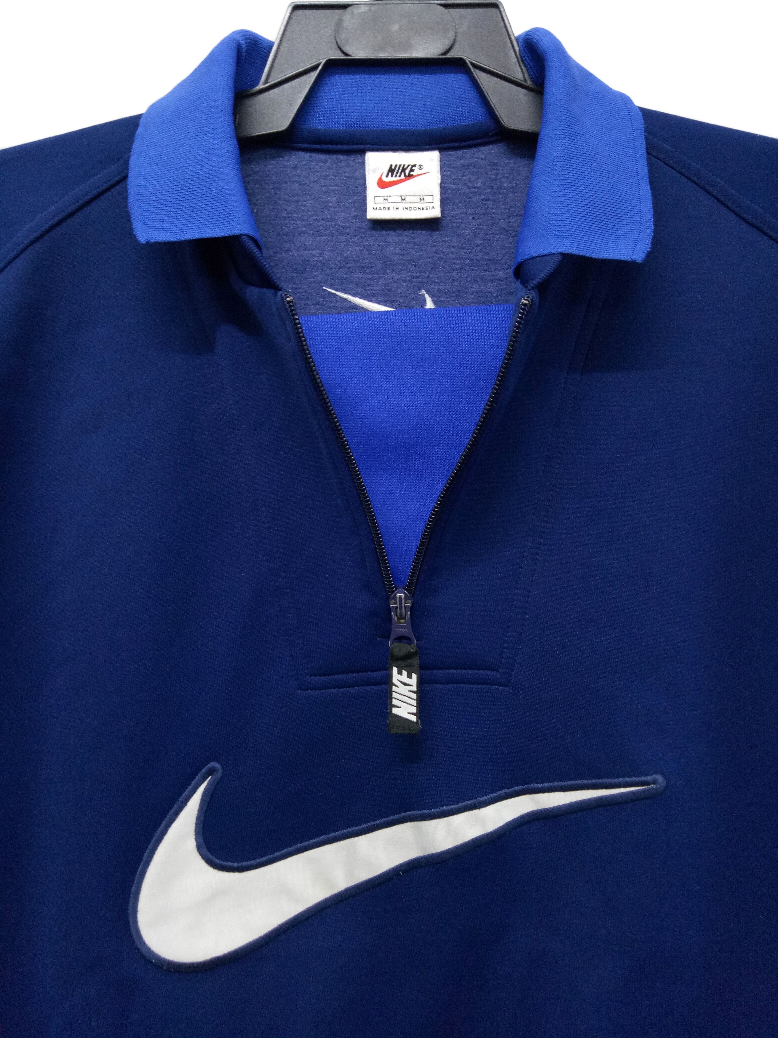Nike 🔥Vintage Embroidery Nike Big Logo Sweatshirt Top Track Size US M / EU 48-50 / 2 - 4 Thumbnail