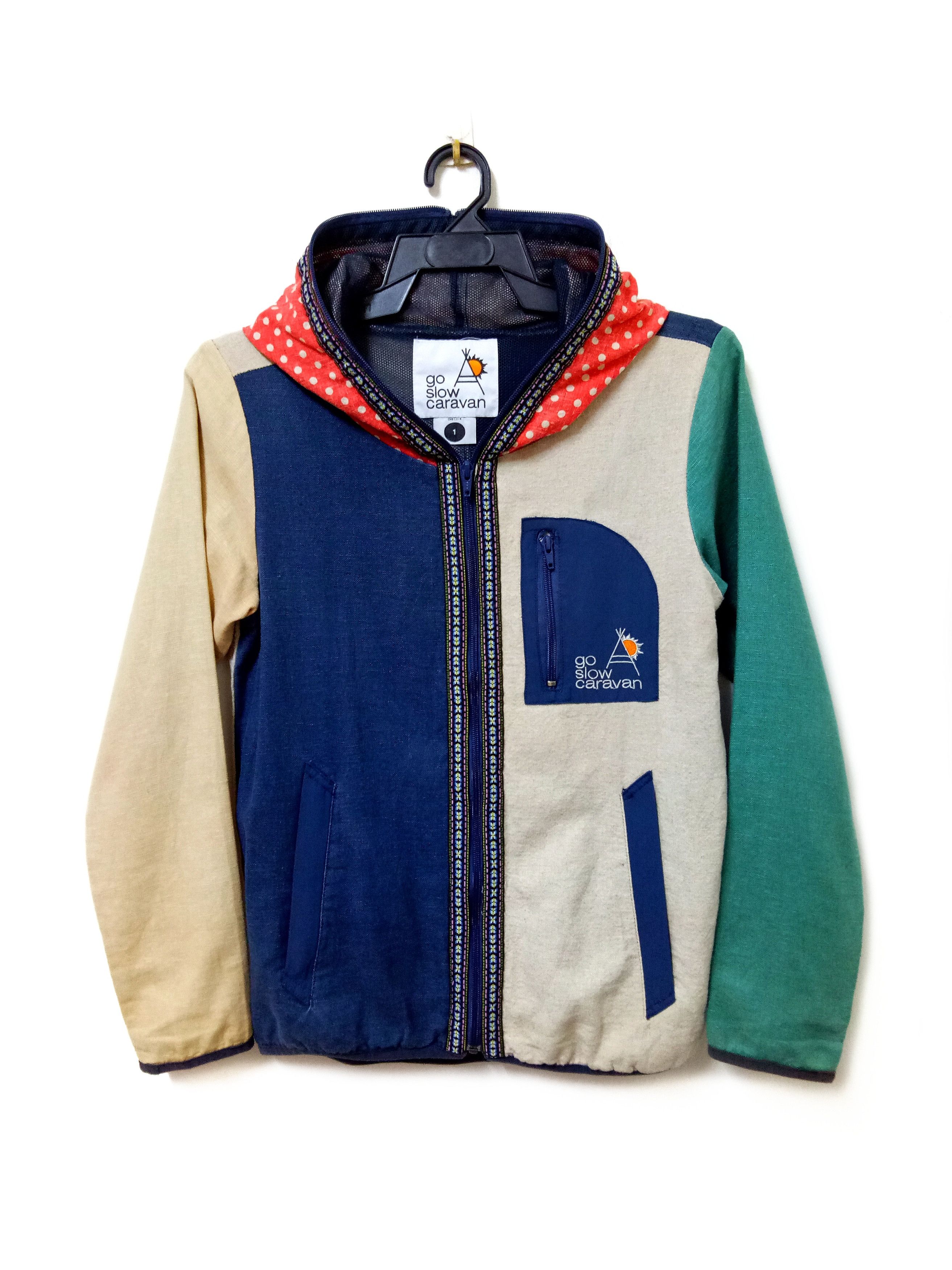 go slow caravan 🔥🔥🔥GO SLOW CARAVAN Zip Up Hoodies Jacket Rare Design Size US M / EU 48-50 / 2 - 1 Thumbnail