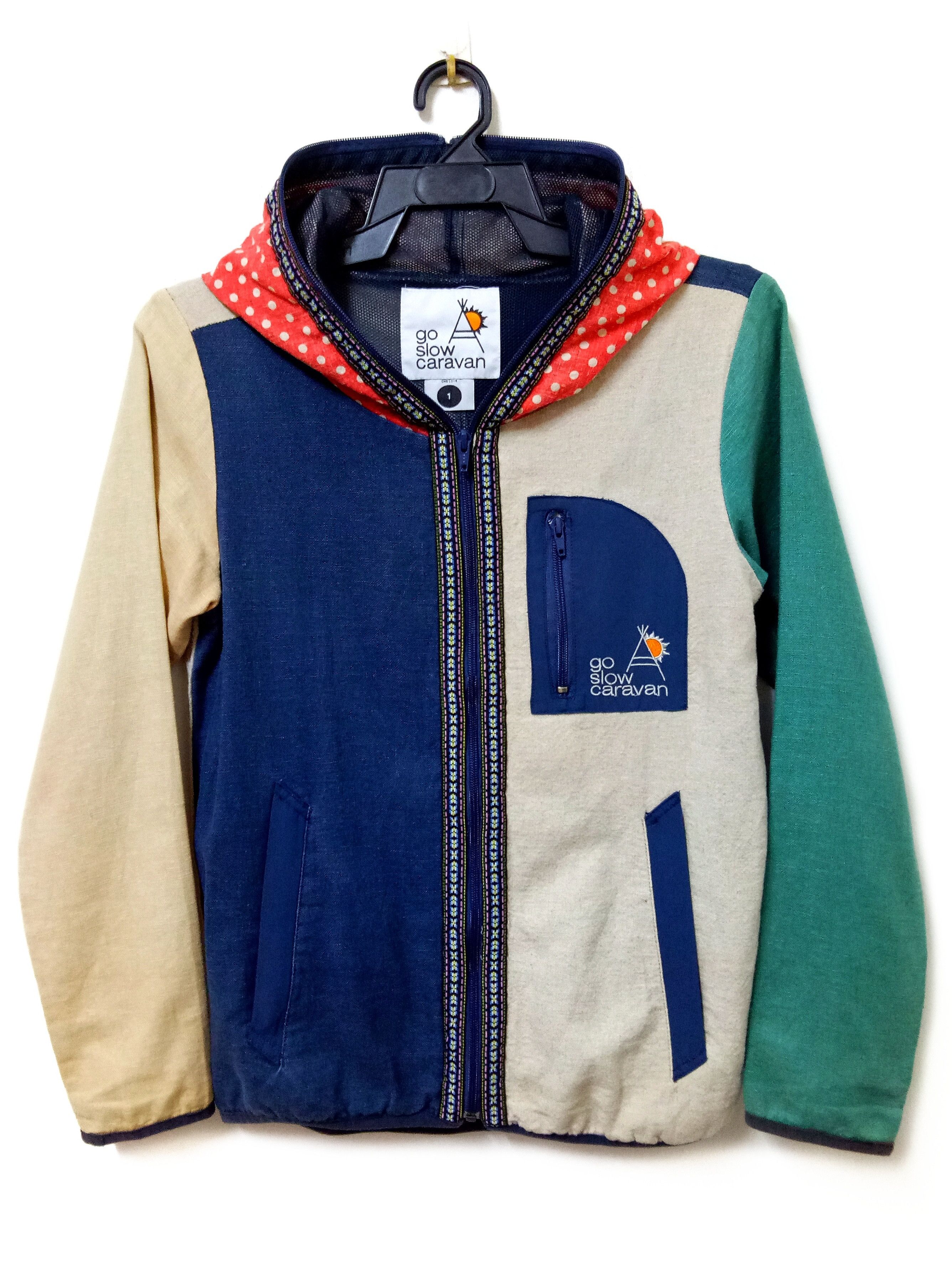 go slow caravan 🔥🔥🔥GO SLOW CARAVAN Zip Up Hoodies Jacket Rare Design Size US M / EU 48-50 / 2 - 7 Thumbnail