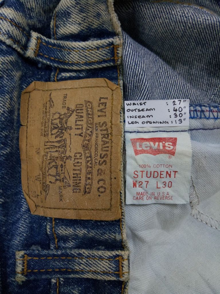 Levi's 🔥🔥🔥Vintage Levis Orange Tab Acid Wash Distressed Denim Size US 27 - 19 Thumbnail