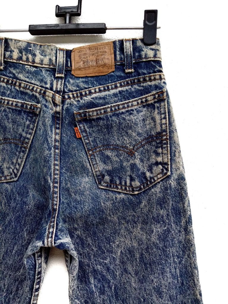 Levi's 🔥🔥🔥Vintage Levis Orange Tab Acid Wash Distressed Denim Size US 27 - 4 Thumbnail