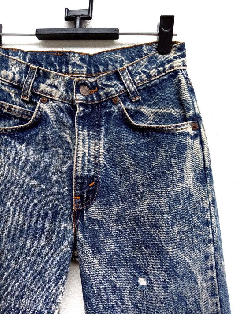 Levi's 🔥🔥🔥Vintage Levis Orange Tab Acid Wash Distressed Denim Size US 27 - 11 Thumbnail