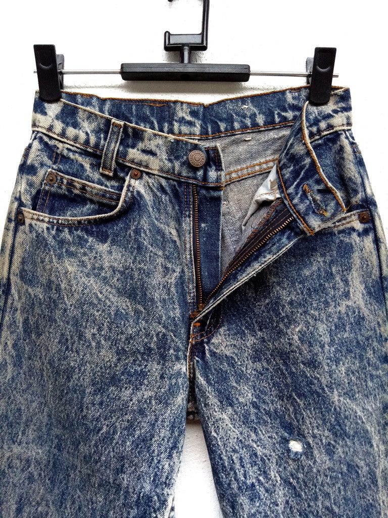 Levi's 🔥🔥🔥Vintage Levis Orange Tab Acid Wash Distressed Denim Size US 27 - 17 Thumbnail