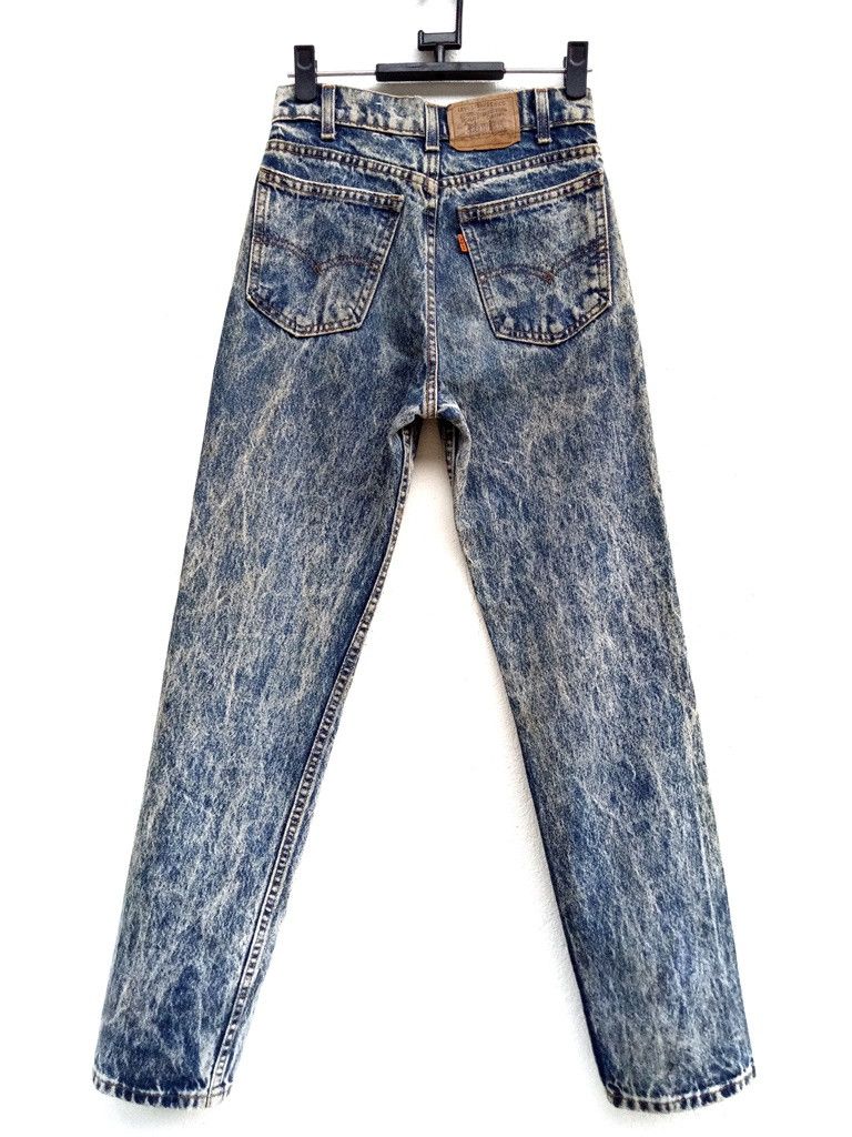 Levi's 🔥🔥🔥Vintage Levis Orange Tab Acid Wash Distressed Denim Size US 27 - 3 Thumbnail