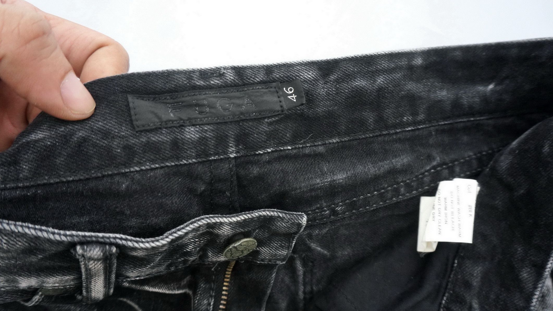 GOSTAR DE FUGA 🎌 GOSTAR DE FUGA Distressed Glitter Tribal Skinny Jeans Size US 31 - 11 Thumbnail