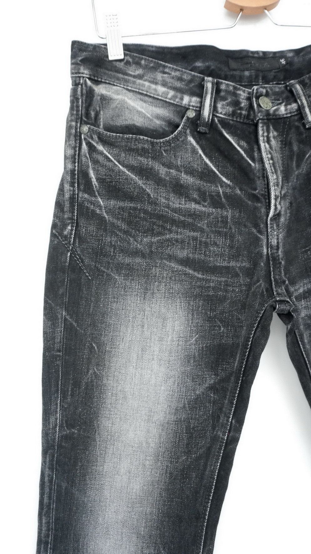 GOSTAR DE FUGA 🎌 GOSTAR DE FUGA Distressed Glitter Tribal Skinny Jeans Size US 31 - 3 Thumbnail