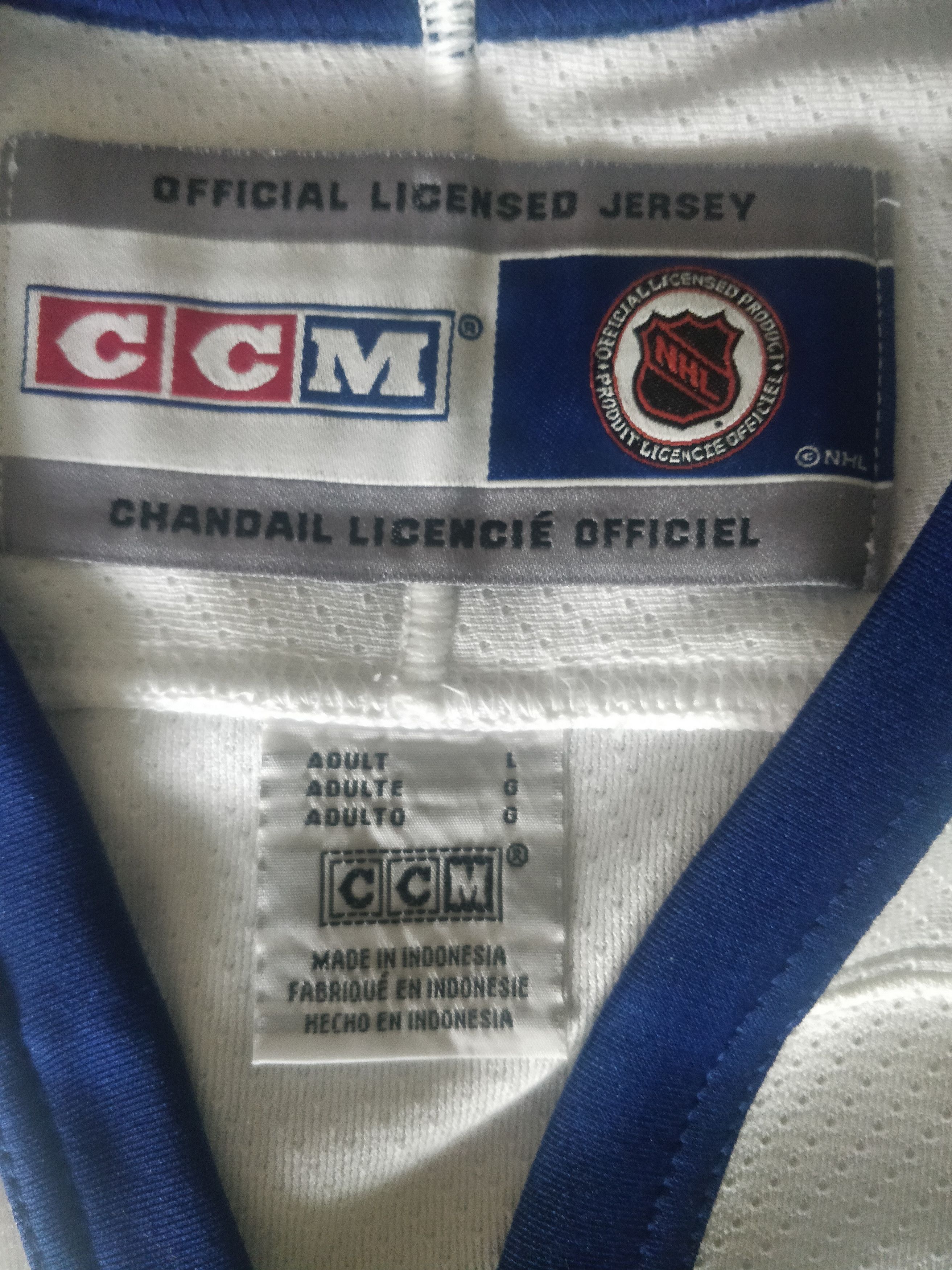 Ccm Toronto Maple Leafs 2002 Home Jerey Size US L / EU 52-54 / 3 - 9 Thumbnail