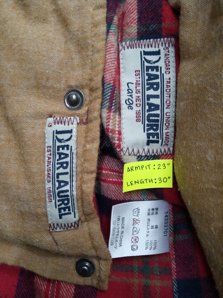 Japanese Brand 🔥🔥🔥Dear Laurel Snap Button Plaid Lining Puffer Vest Size US L / EU 52-54 / 3 - 10 Thumbnail